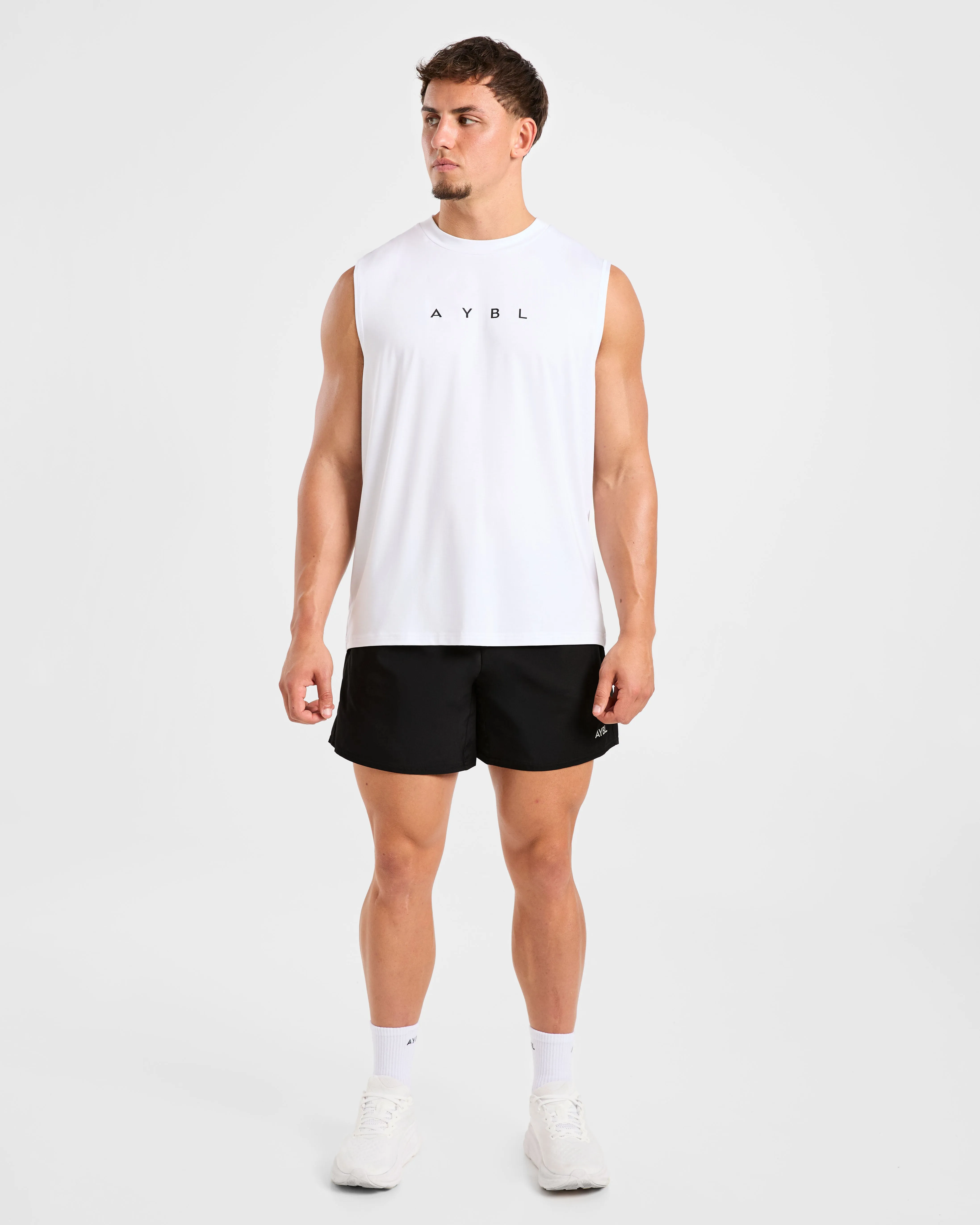 Reinforce Training Tank - White sold by AYBL product image thumbnail 3