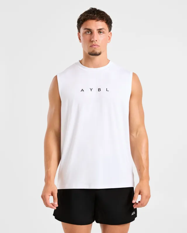 Reinforce Training Tank - White sold by AYBL