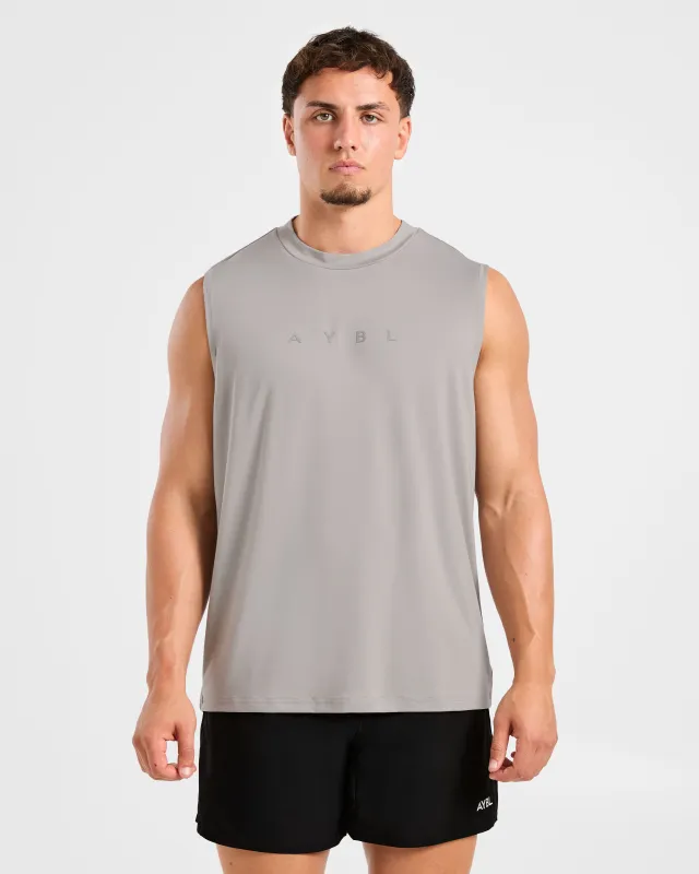 Reinforce Training Tank - Clay Grey sold by AYBL