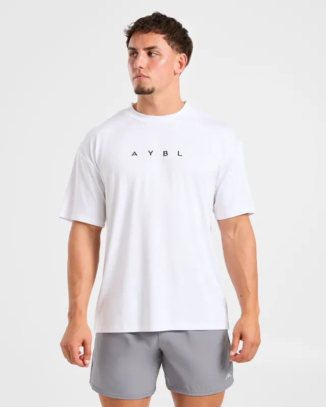 Reinforce Training T Shirt - White made by AYBL