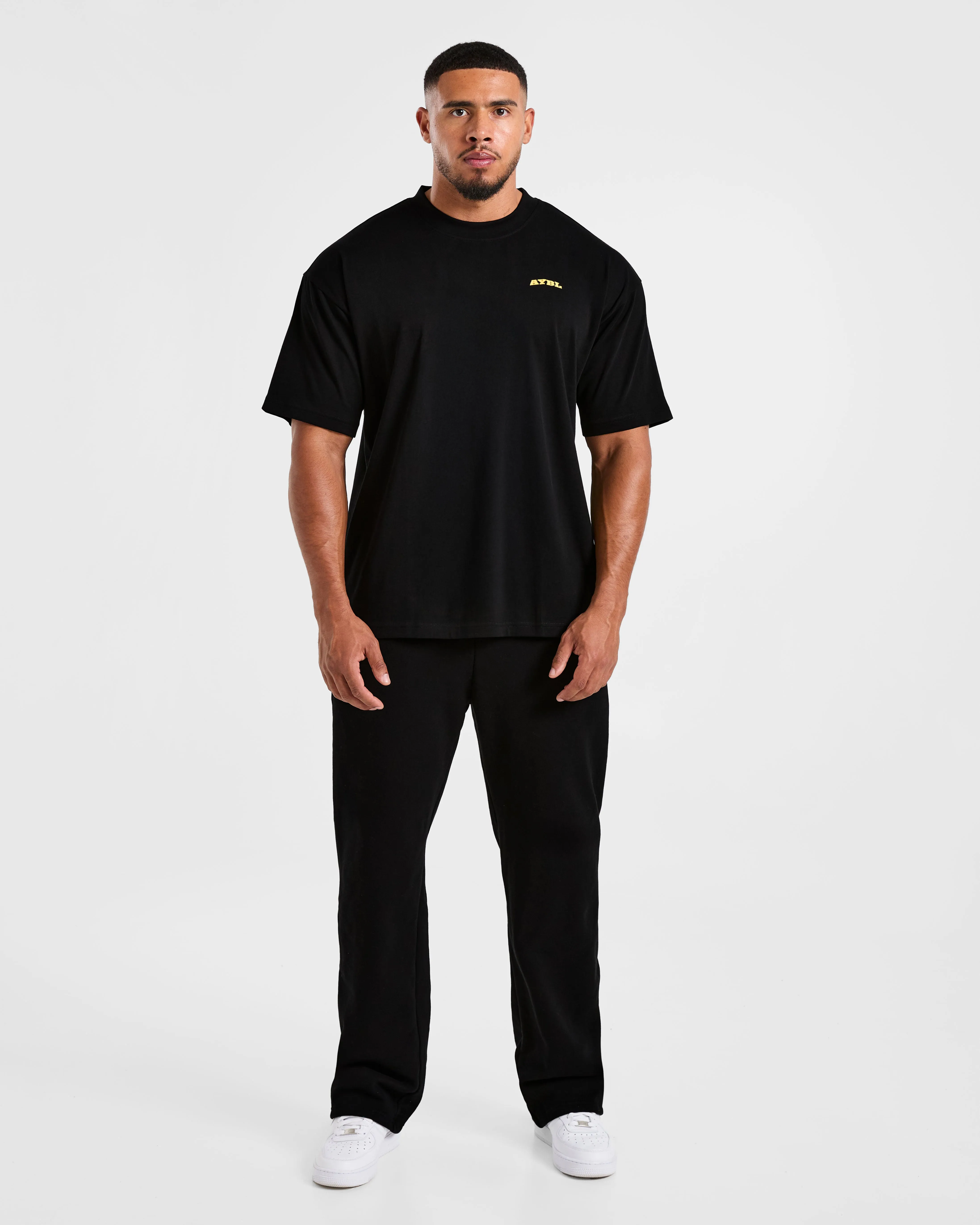 Team AYBL Oversized T Shirt - Black/Yellow sold by AYBL product image thumbnail 3