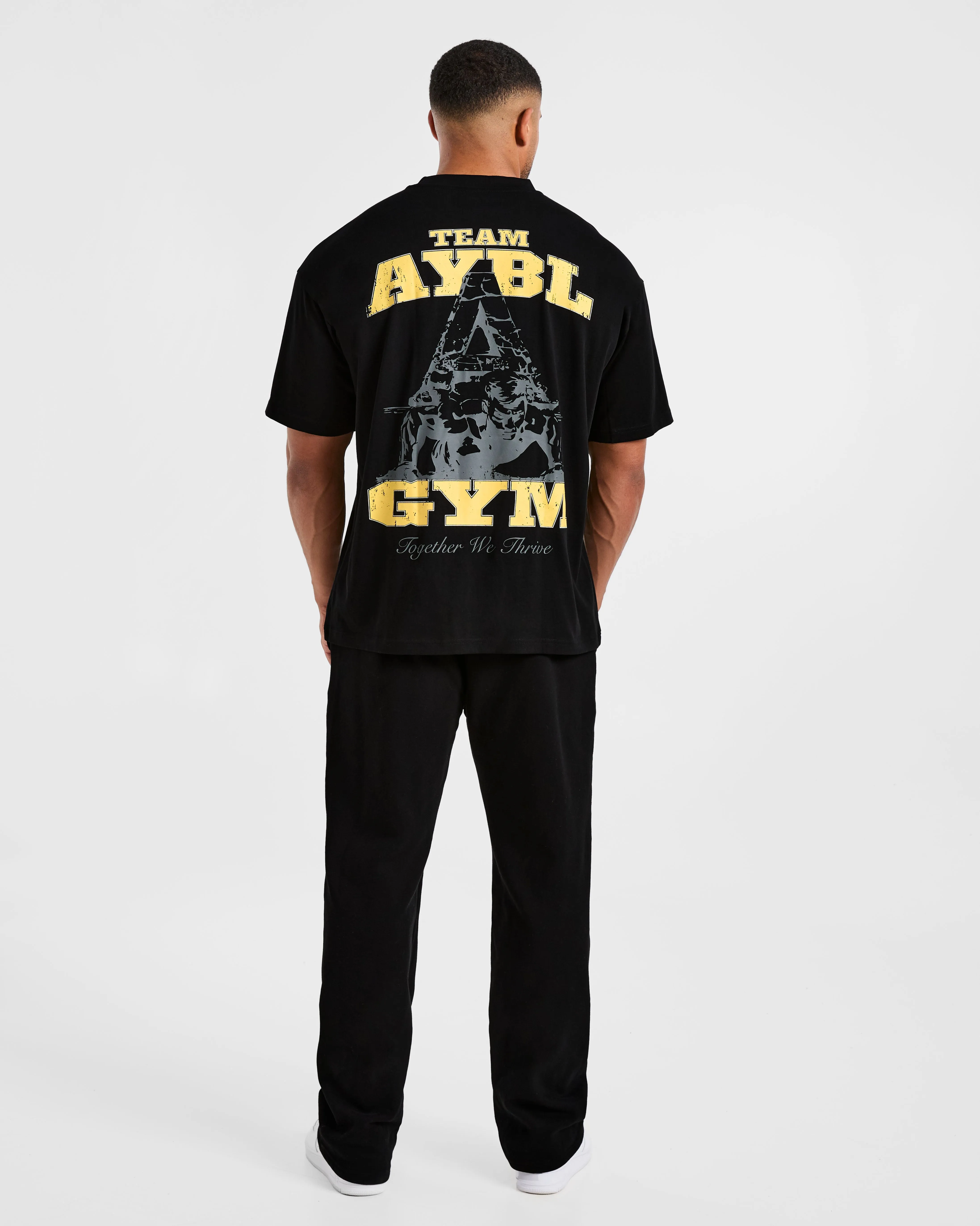 Team AYBL Oversized T Shirt - Black/Yellow sold by AYBL product image thumbnail 4