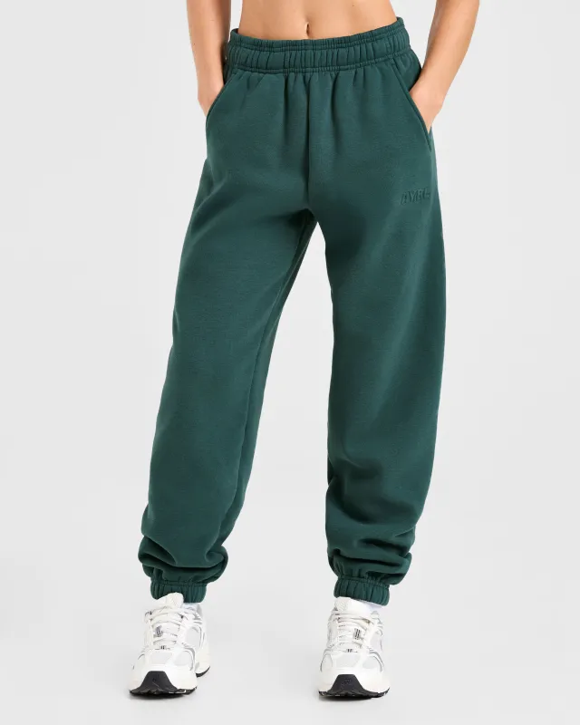 Classic Plush Oversized Joggers - Pine Green sold by AYBL