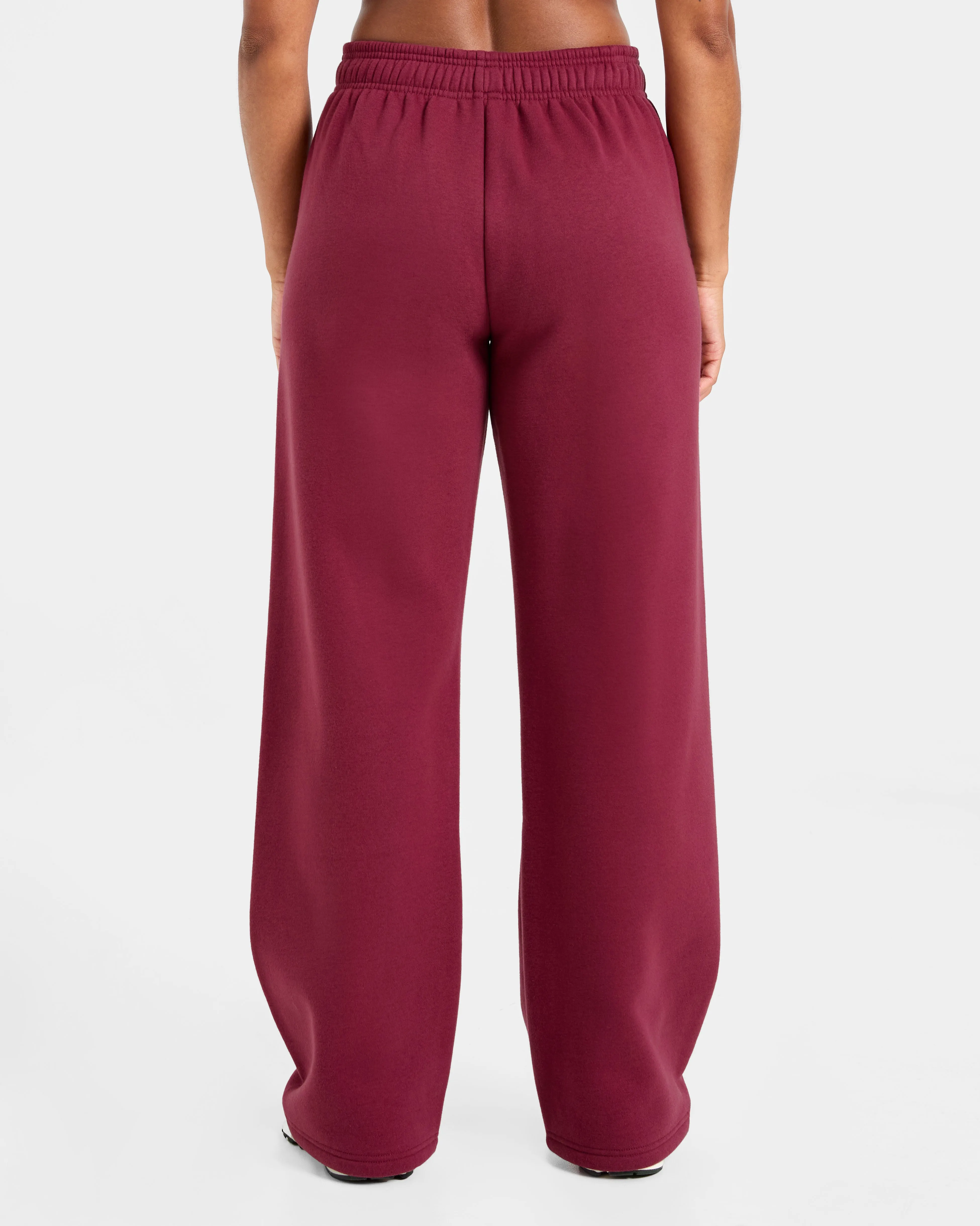 Classic Plush Oversized Straight Leg Joggers - Muted Raspberry sold by AYBL product image thumbnail 2