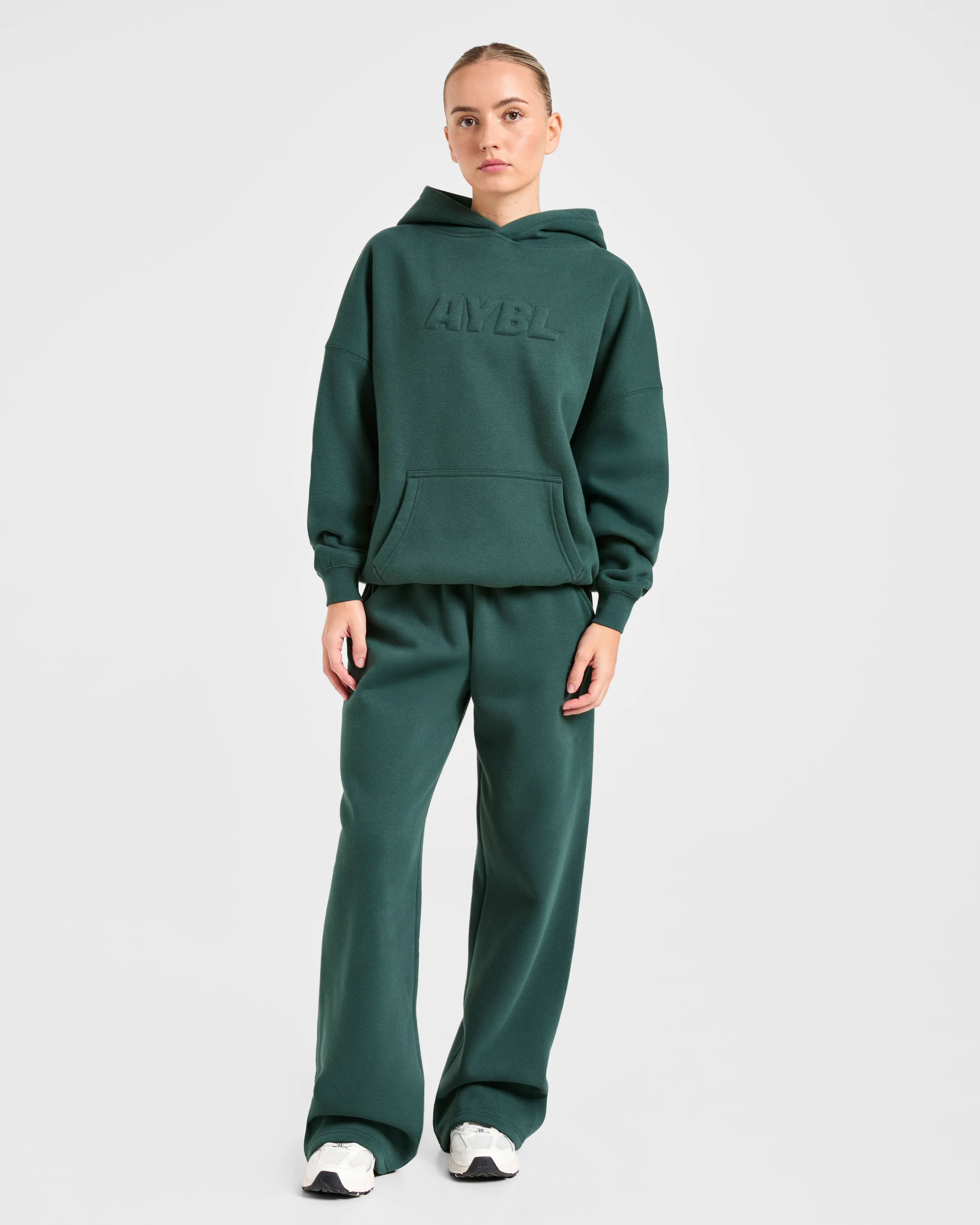 Classic Plush Oversized Hoodie - Pine Green sold by AYBL product image thumbnail 3
