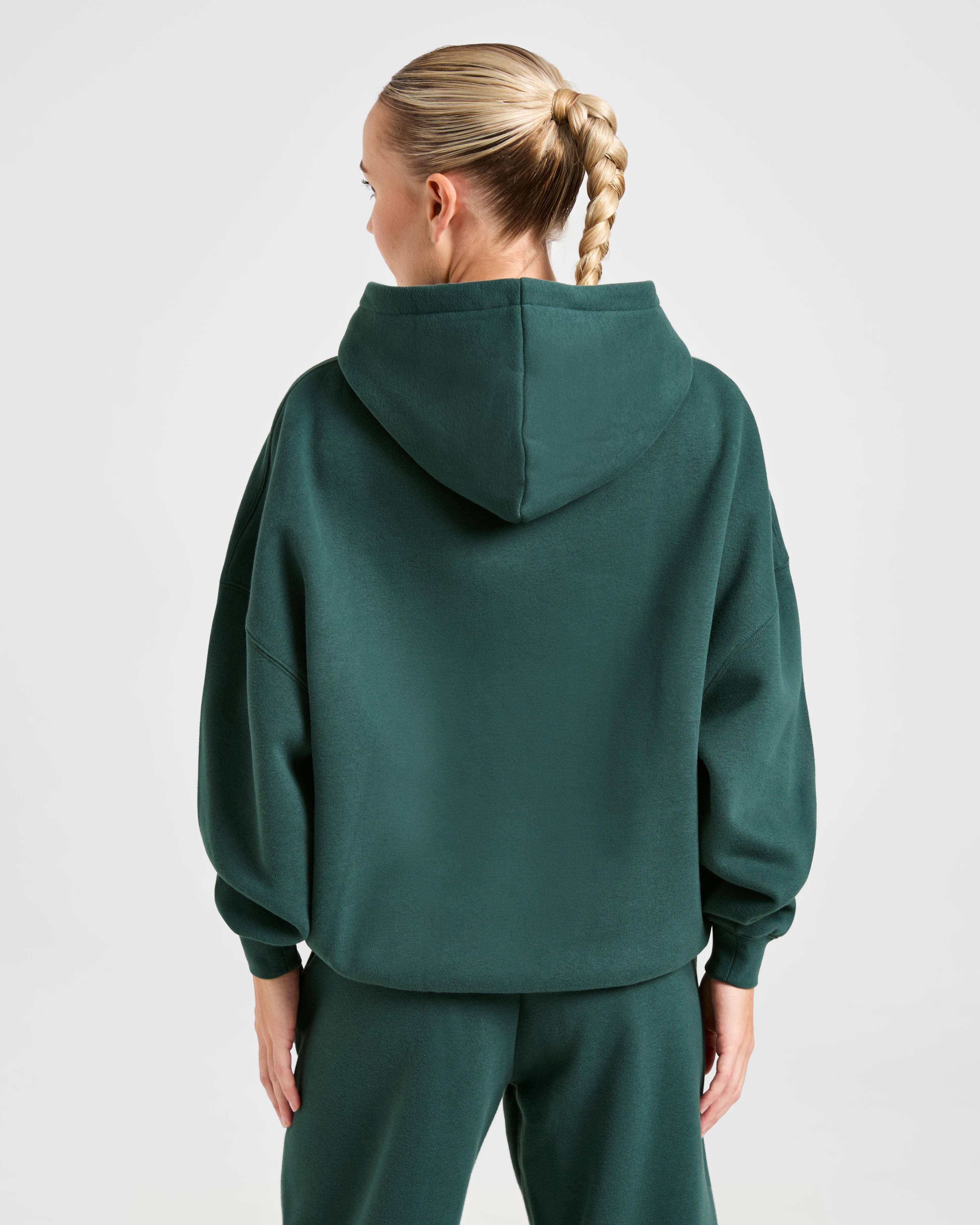 Classic Plush Oversized Hoodie - Pine Green sold by AYBL product image thumbnail 2