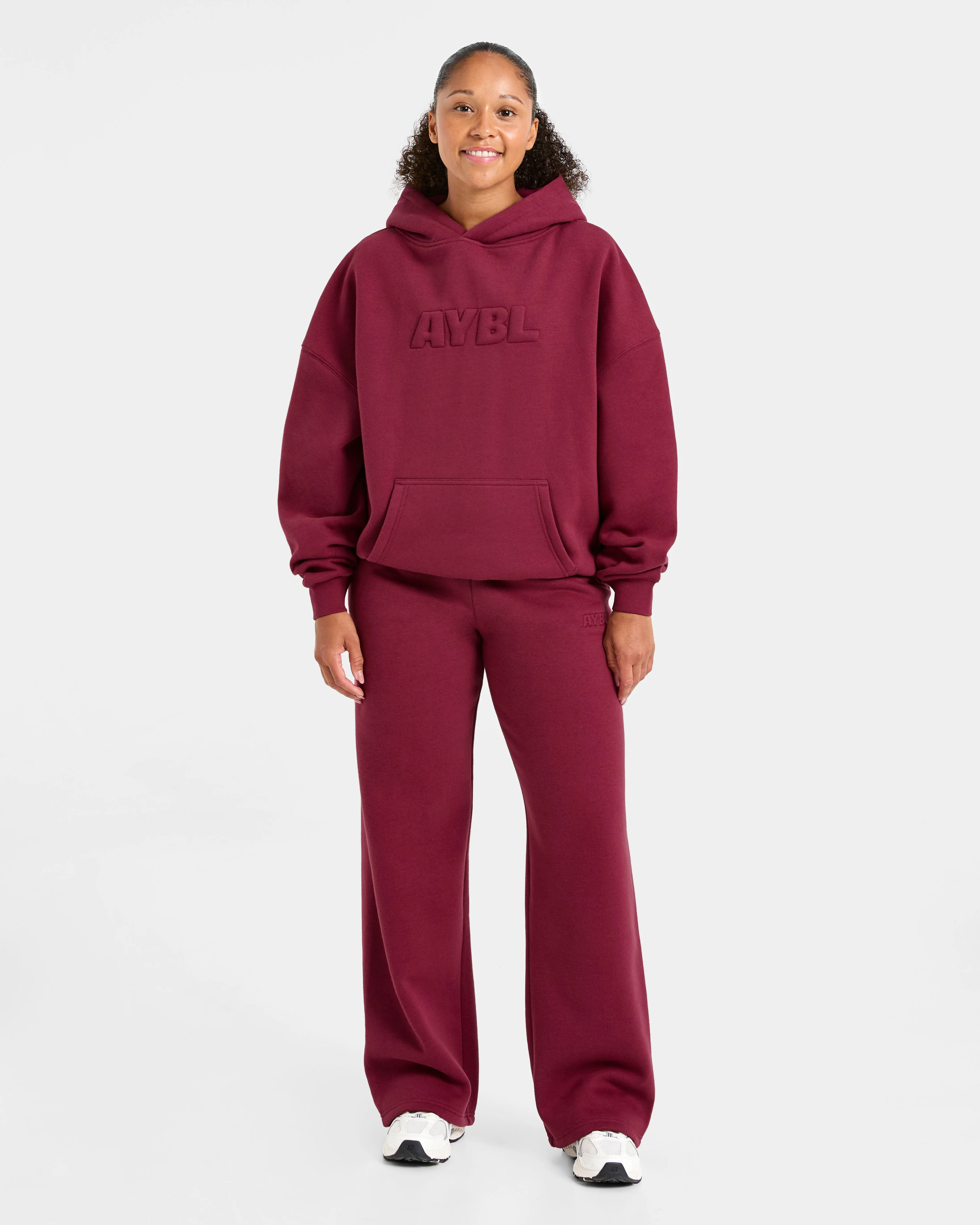 Classic Plush Oversized Hoodie - Muted Raspberry sold by AYBL product image thumbnail 3