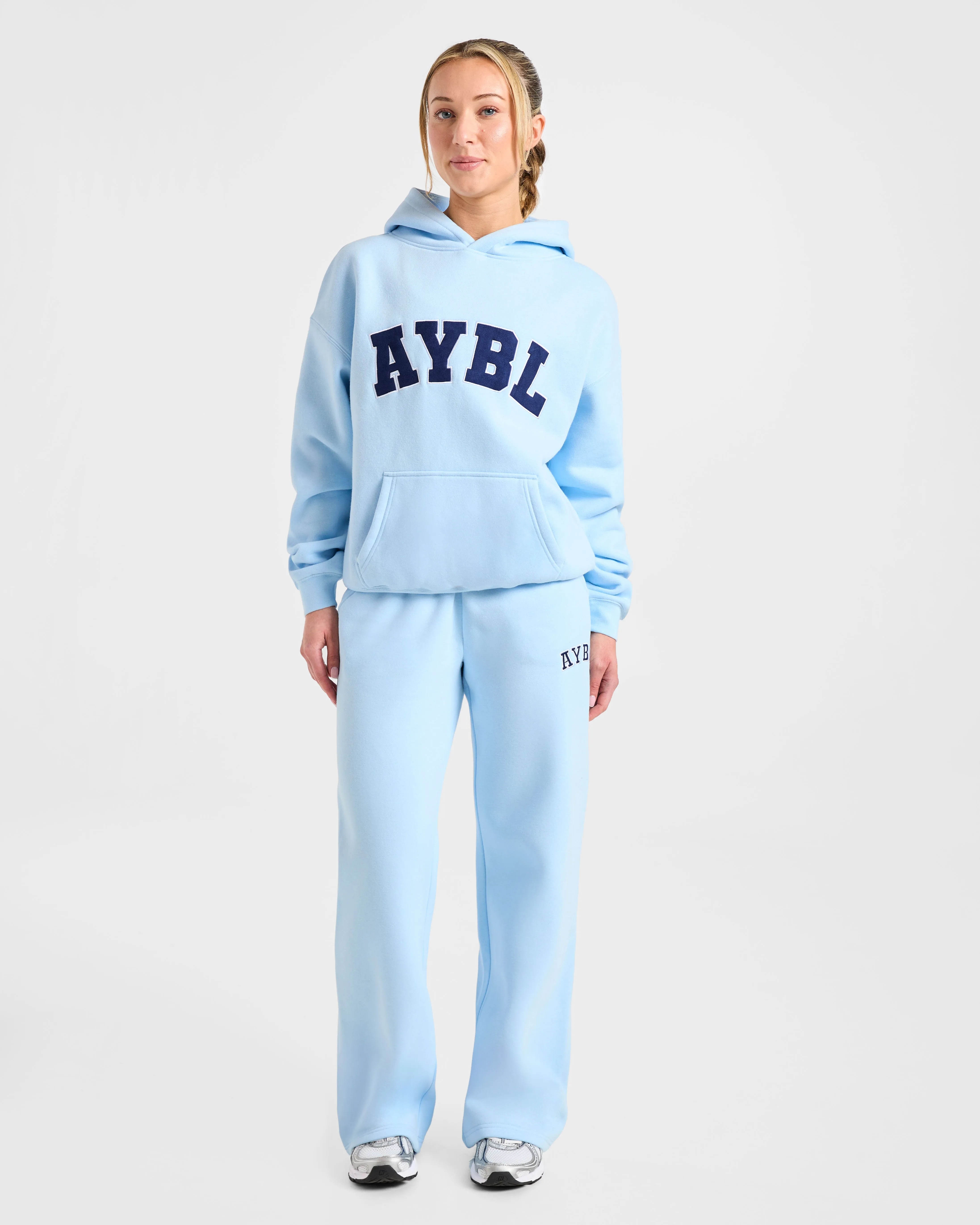 Varsity 2.0 Oversized Straight Leg Joggers - Blue/Navy sold by AYBL product image thumbnail 3