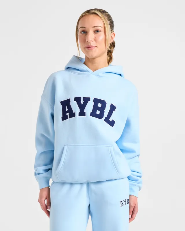 Varsity 2.0 Oversized Hoodie - Blue/Navy sold by AYBL