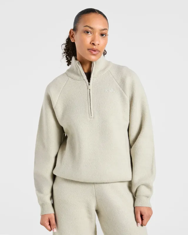 Soft Oversized Knitted 1/4 Zip - Seasalt sold by AYBL