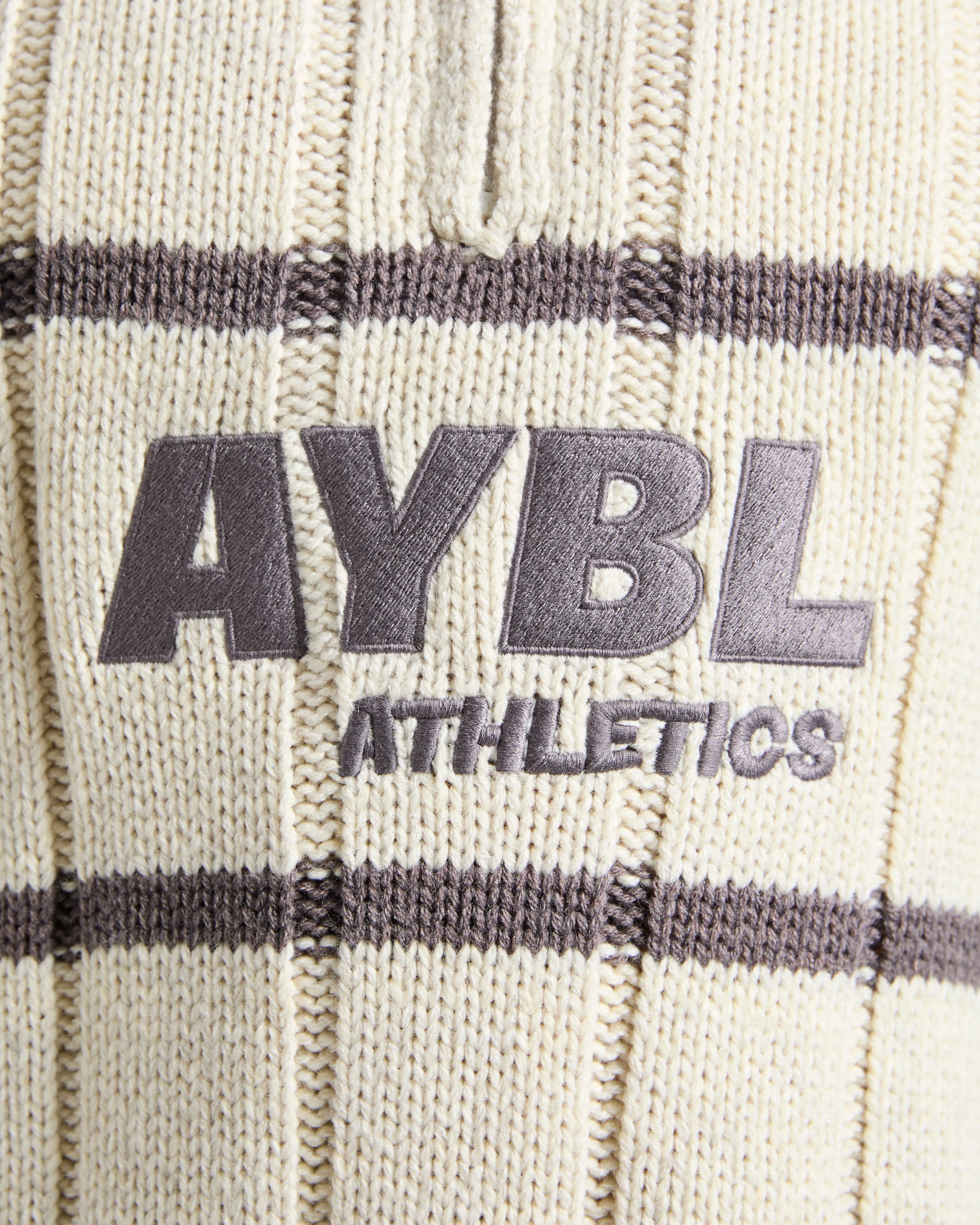 Athletics Oversized Knitted 1/4 Zip - Oatmeal sold by AYBL product image thumbnail 5