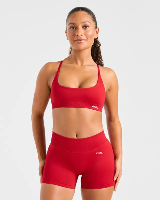 Enhance Seamless Sports Bra - Red sold by AYBL