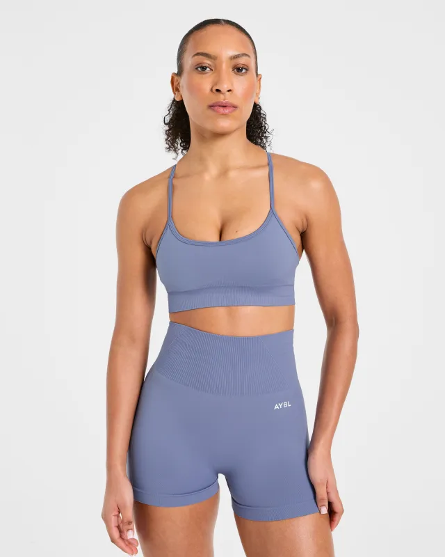 Empower Seamless Sports Bra - Slate Blue sold by AYBL