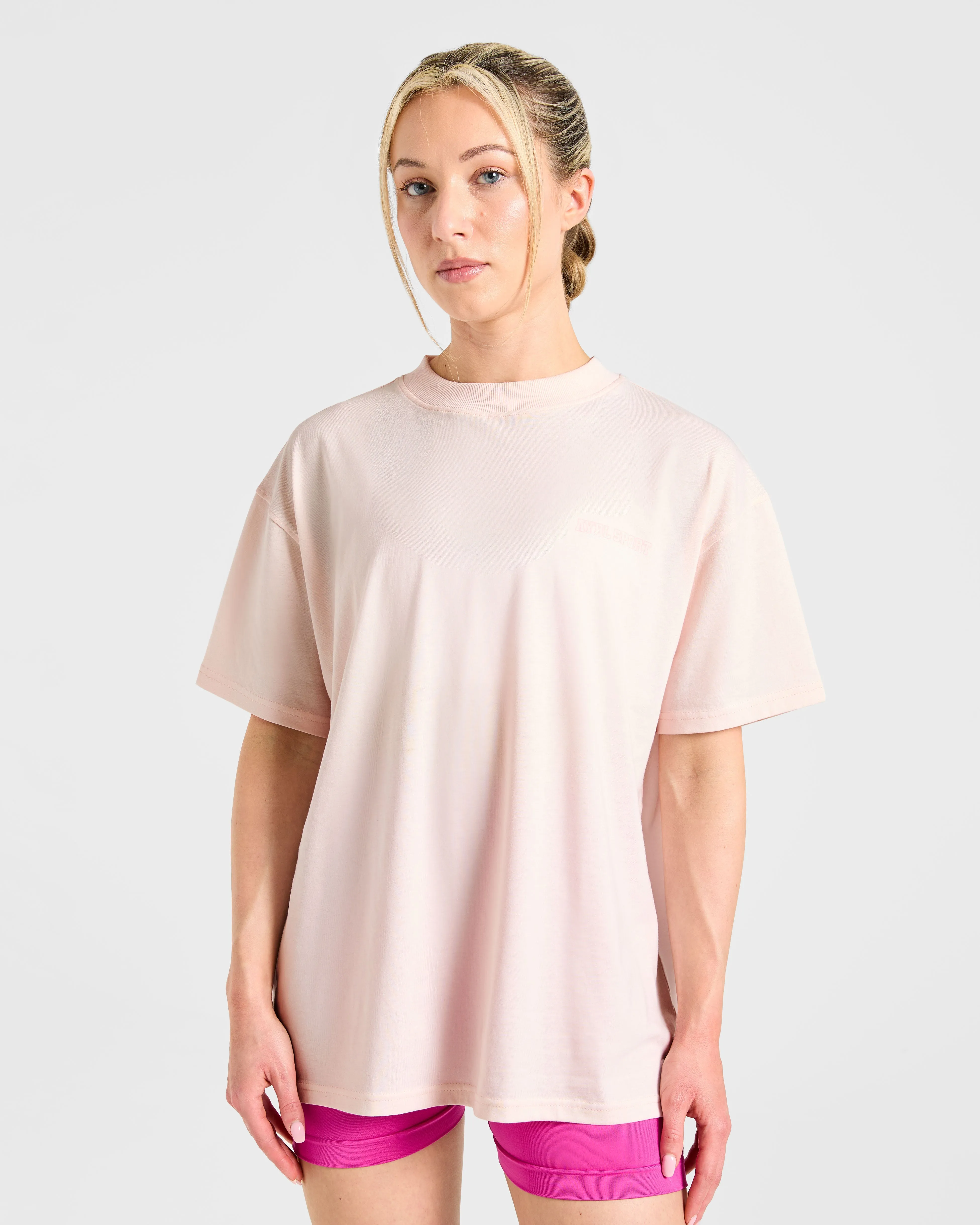 Varsity Dept. Oversized T Shirt - Pink sold by AYBL product image thumbnail 2