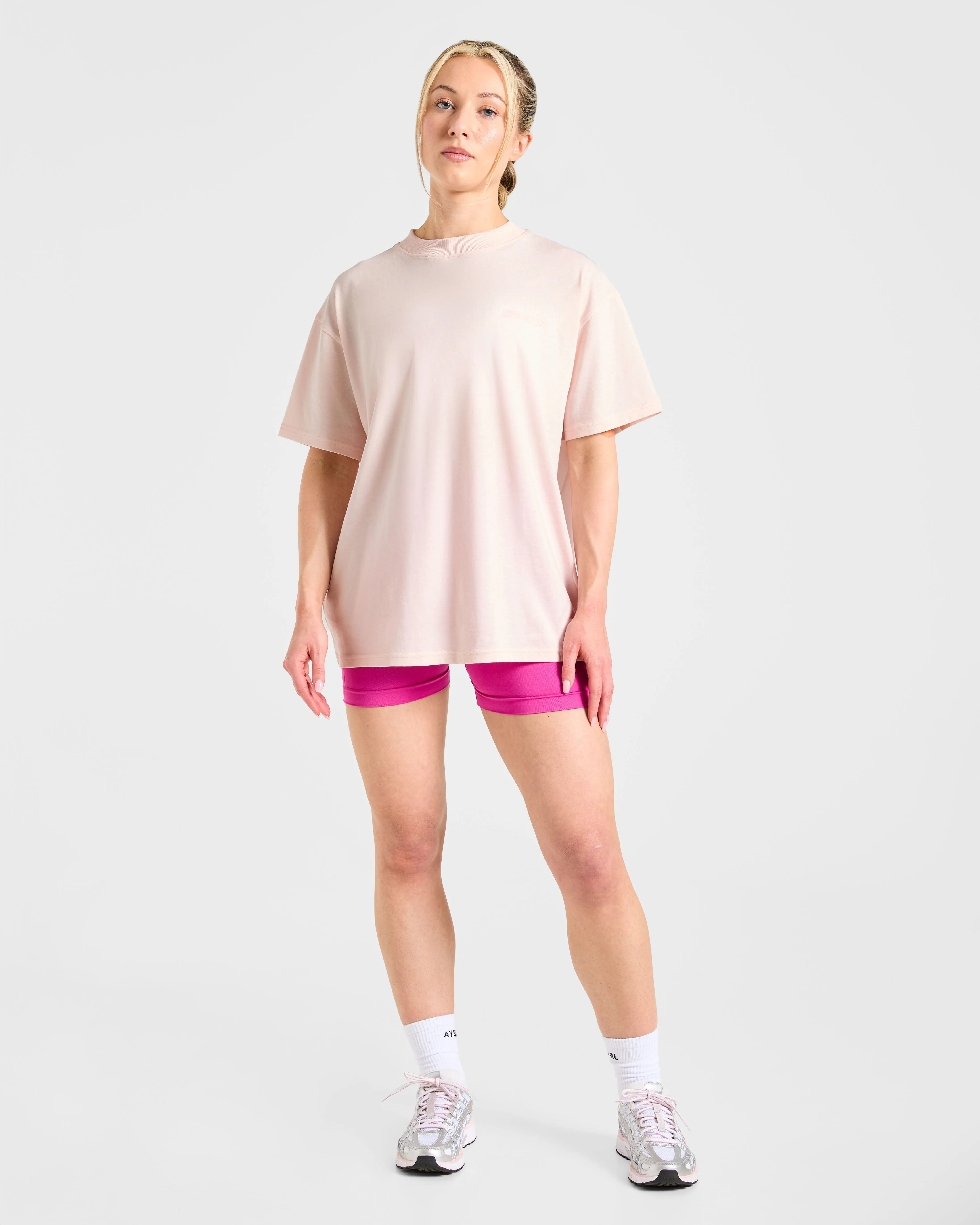 Varsity Dept. Oversized T Shirt - Pink sold by AYBL product image thumbnail 3