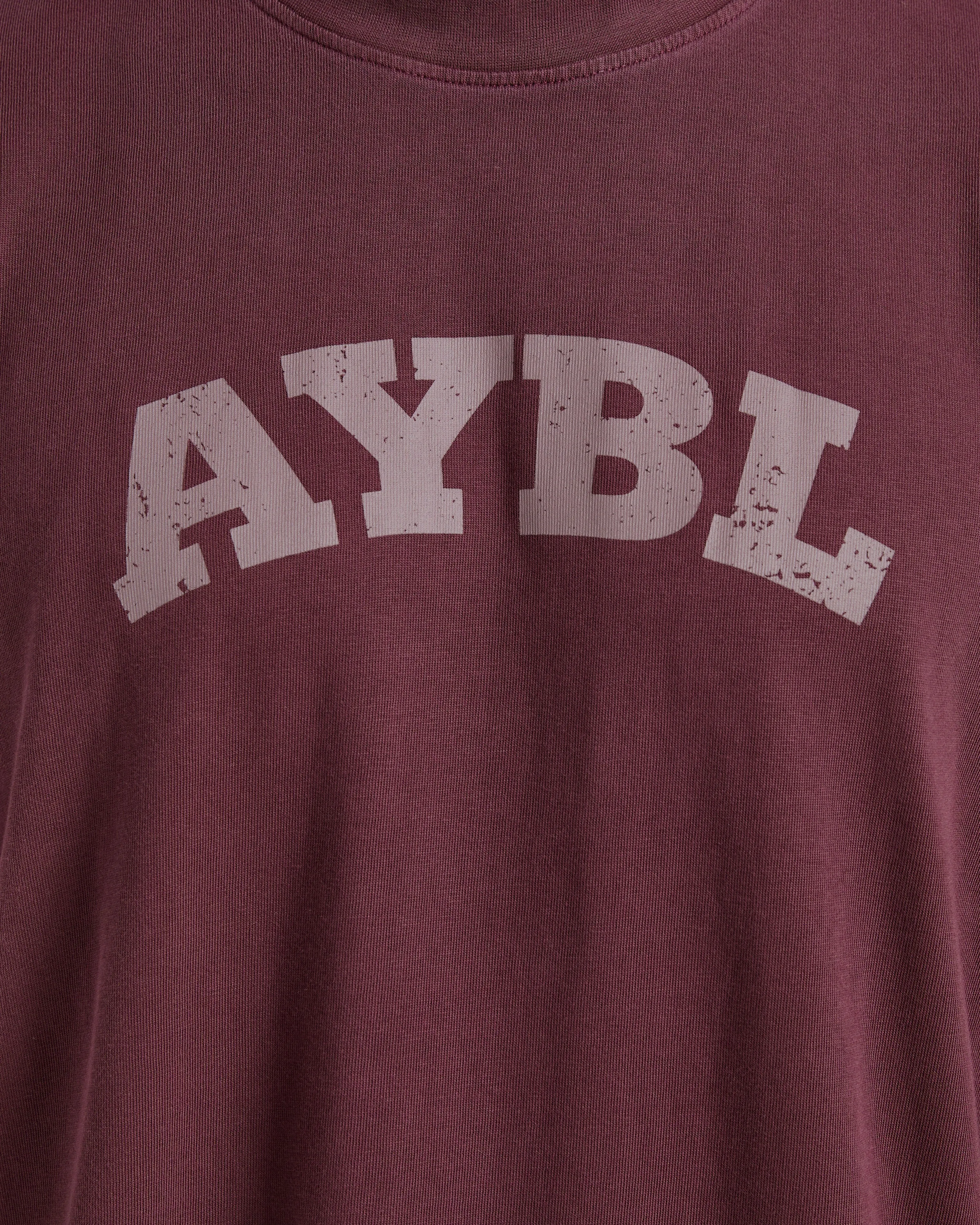 Elite Oversized T Shirt- Dusty Plum sold by AYBL product image thumbnail 5