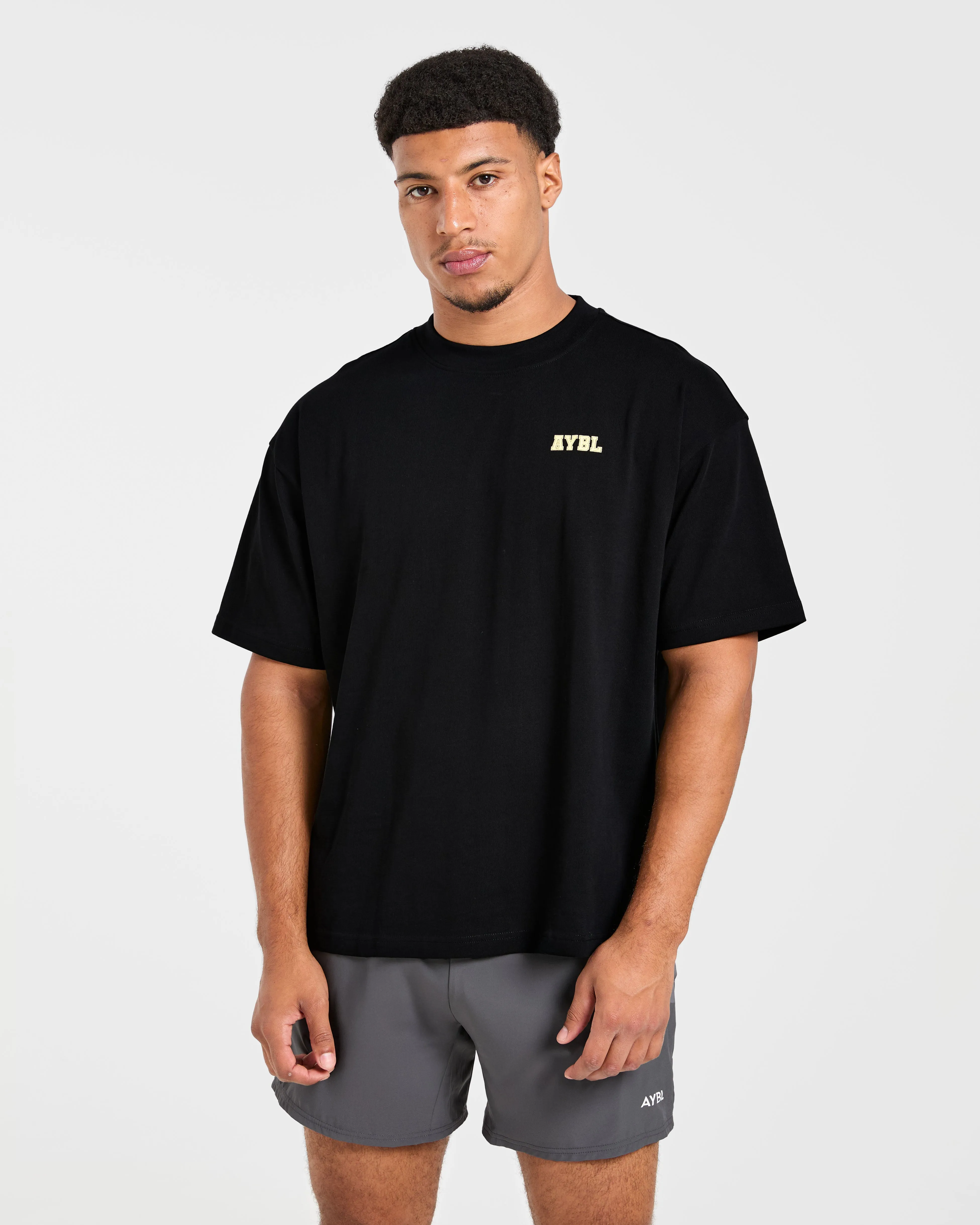 Power In Motion Oversized T Shirt - Black/Yellow sold by AYBL product image thumbnail 2