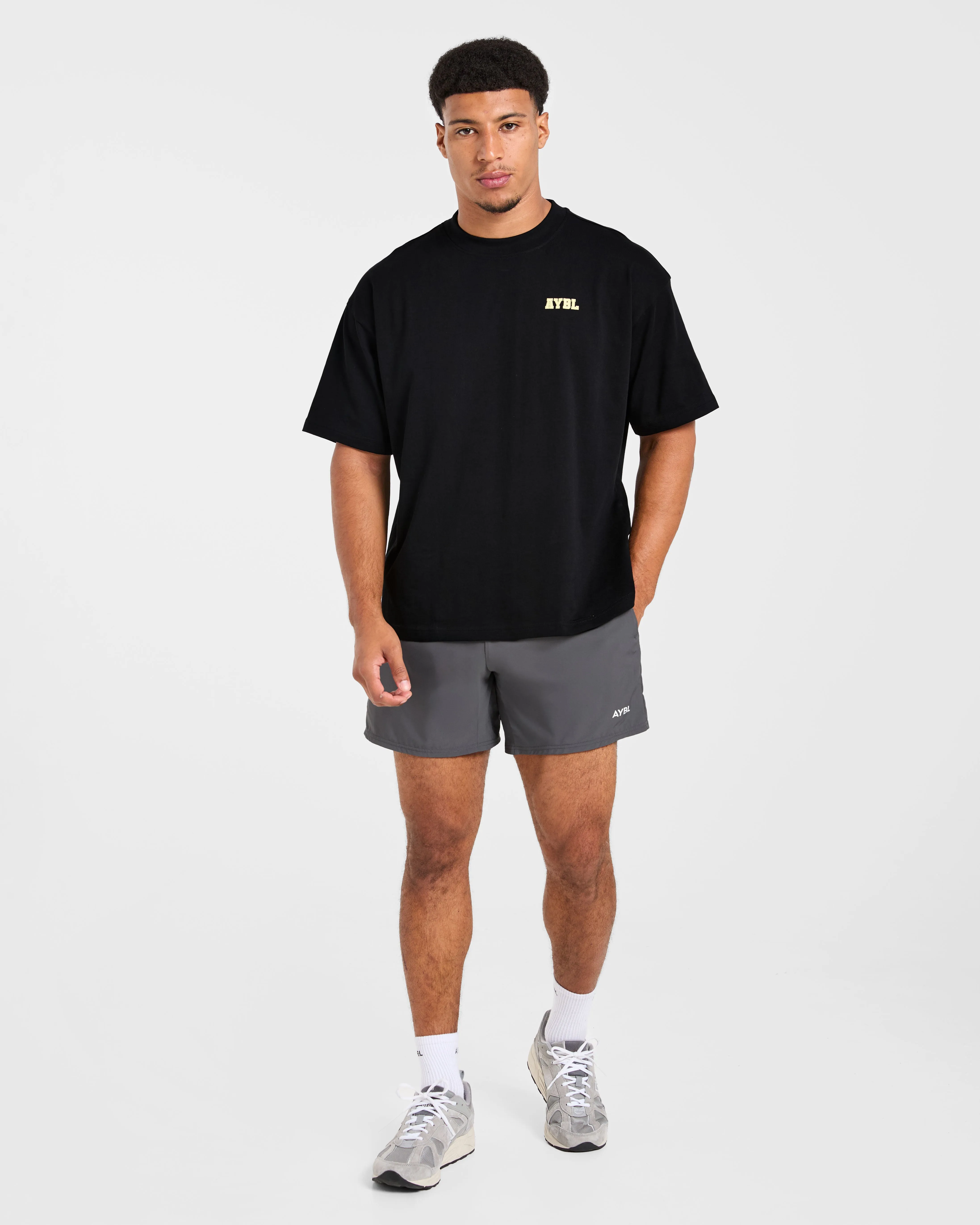 Power In Motion Oversized T Shirt - Black/Yellow sold by AYBL product image thumbnail 3
