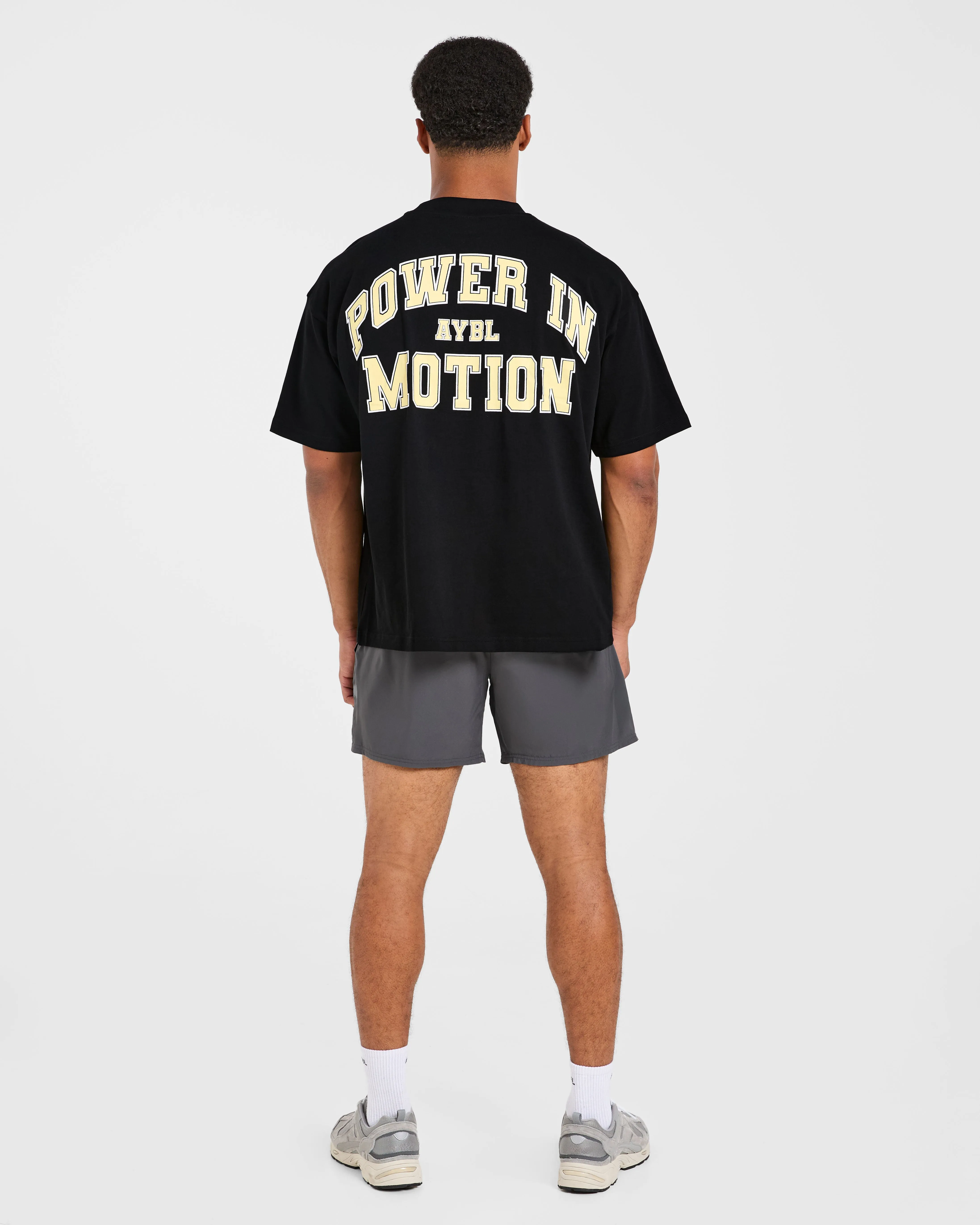 Power In Motion Oversized T Shirt - Black/Yellow sold by AYBL product image thumbnail 4