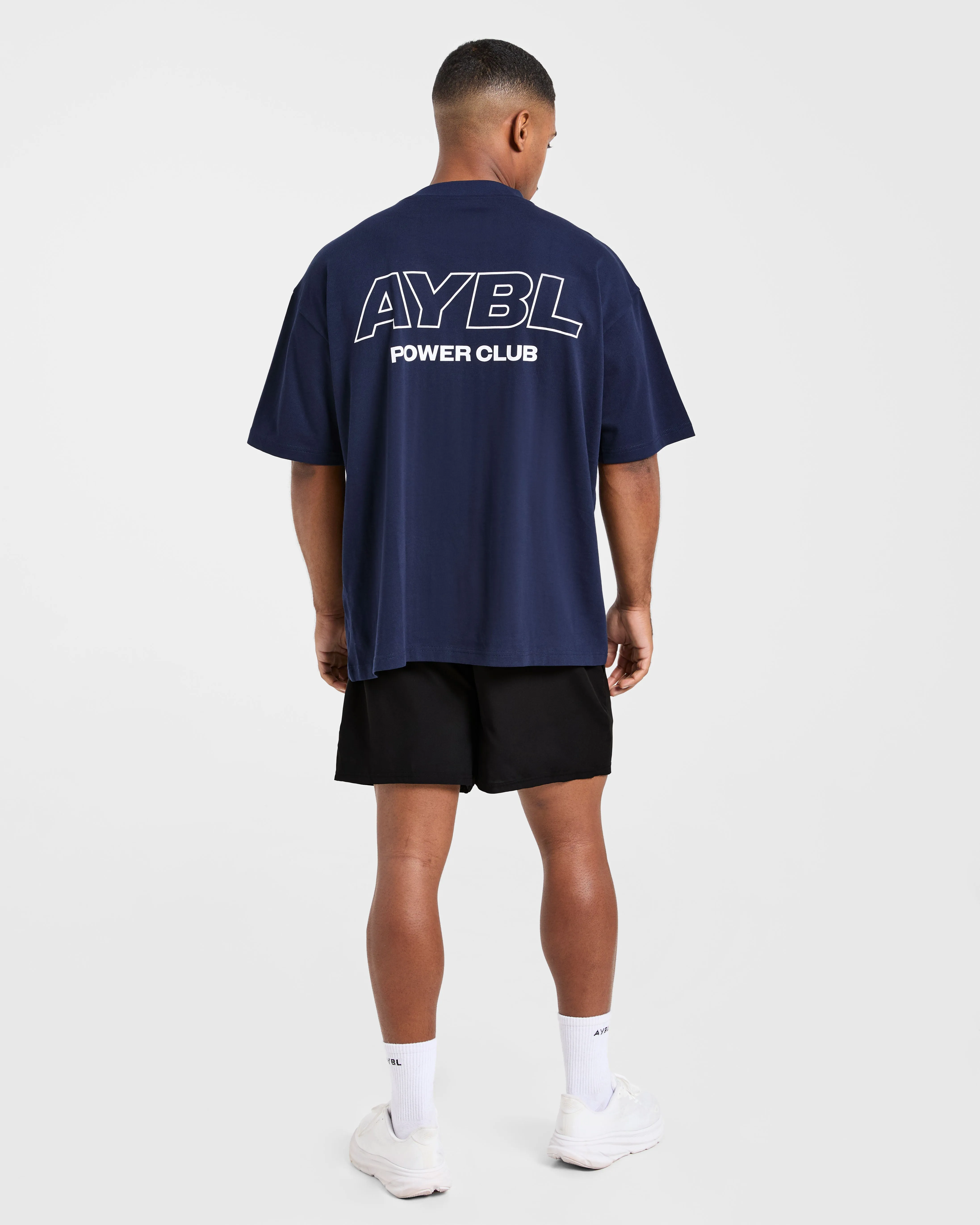 Power Club Oversized T Shirt - Navy sold by AYBL product image thumbnail 4