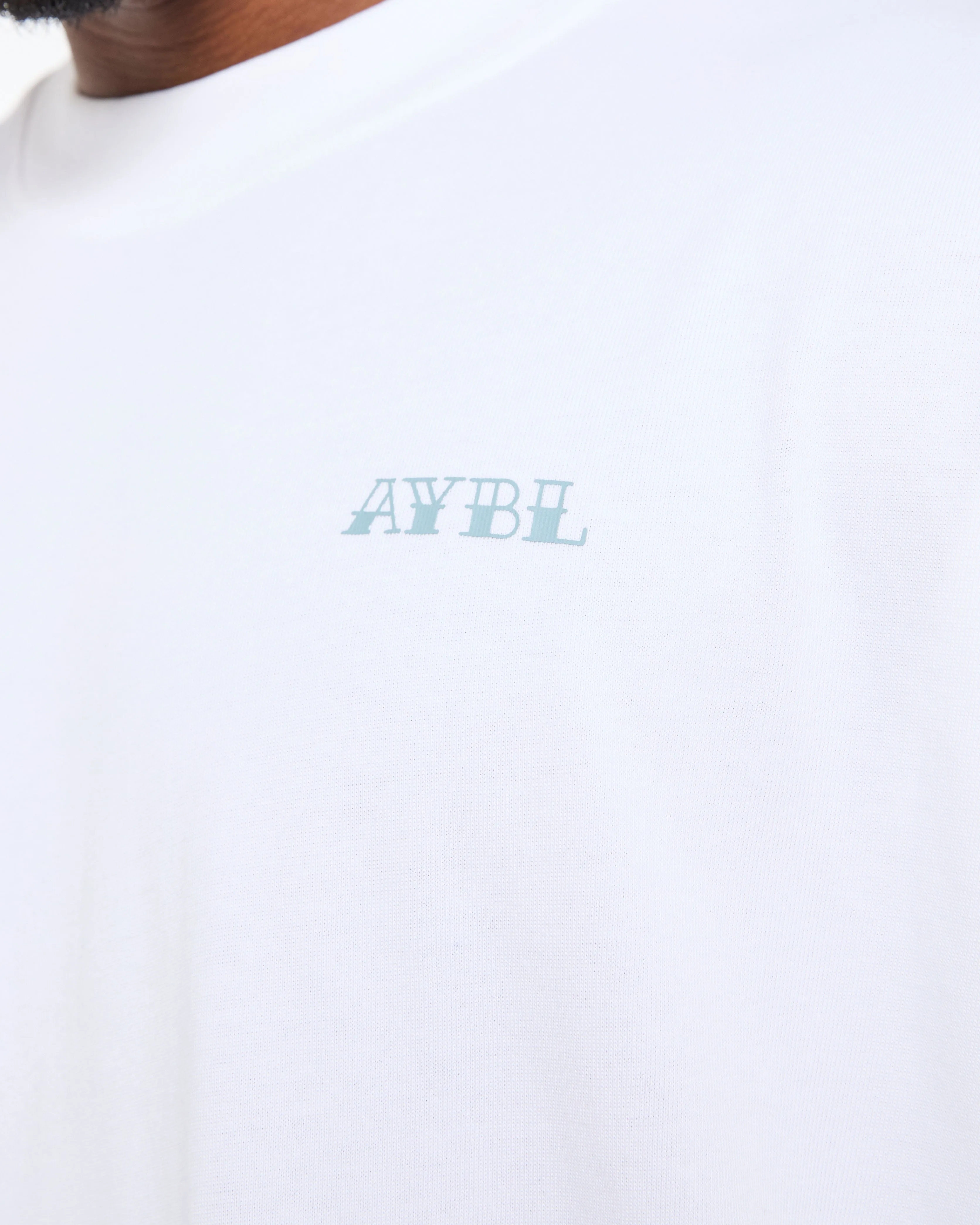 AYBL Strength Club Oversized T Shirt - White/Blue sold by AYBL product image thumbnail 5