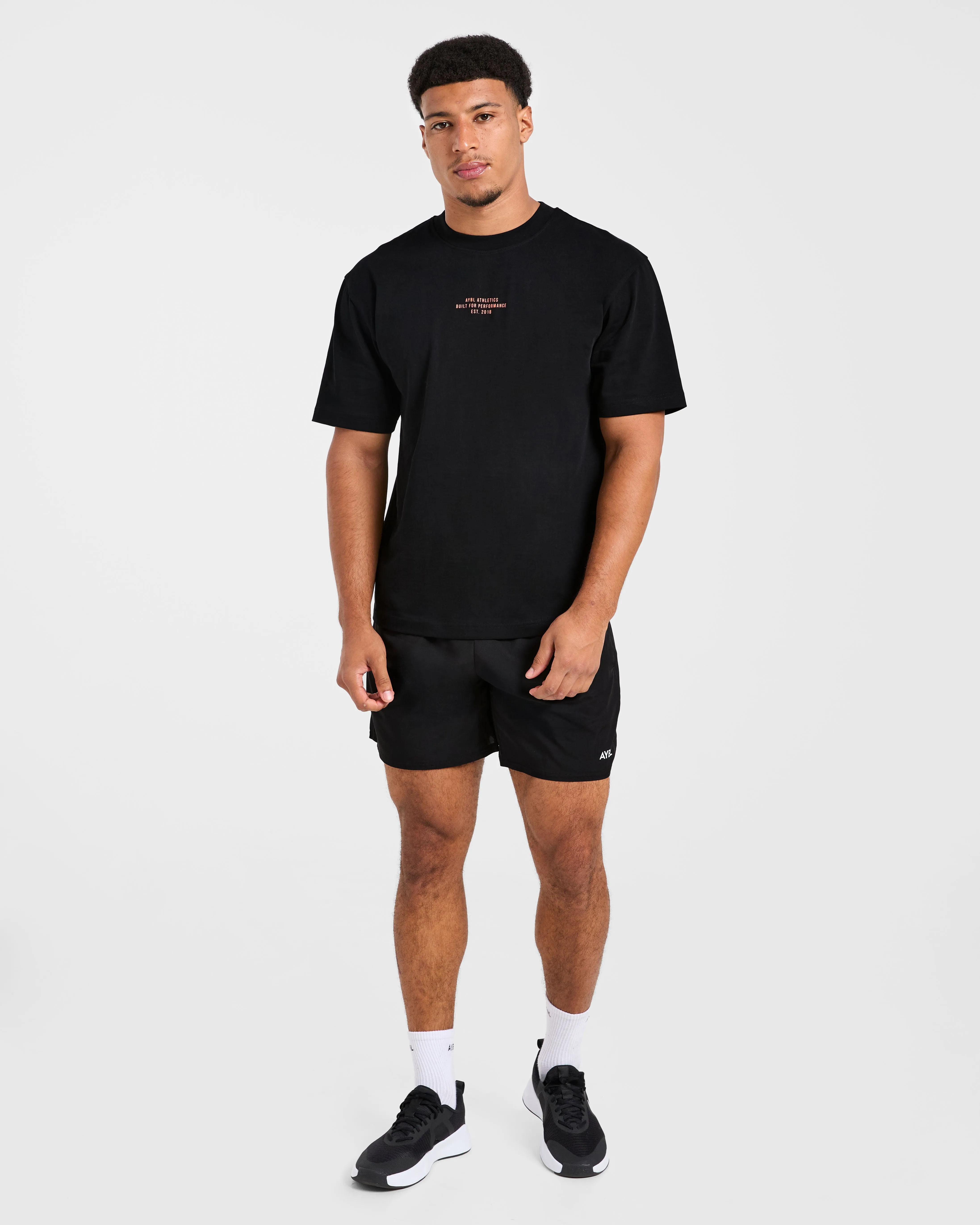 Athletics Performance T Shirt - Black/Orange sold by AYBL product image thumbnail 3