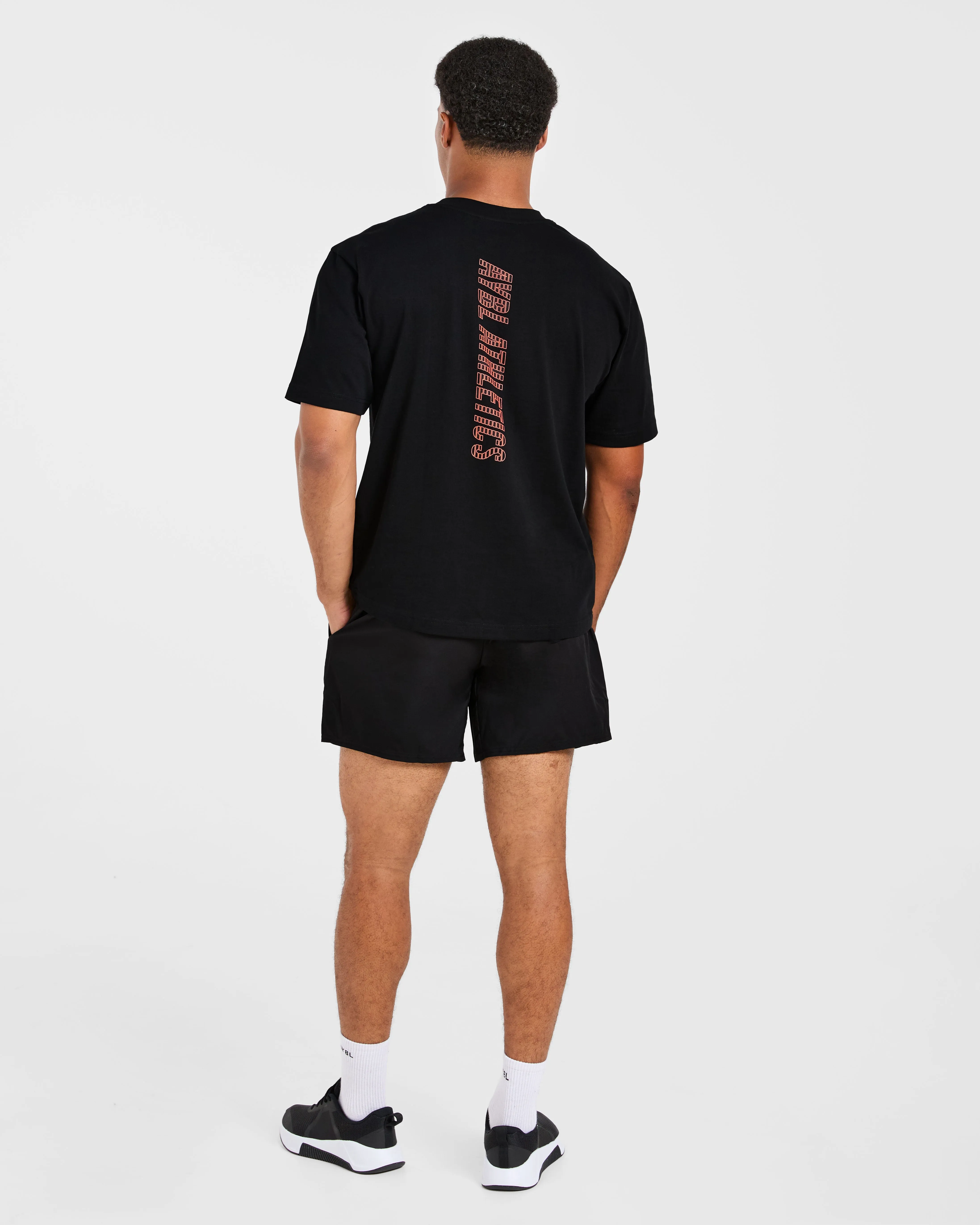Athletics Performance T Shirt - Black/Orange sold by AYBL product image thumbnail 4