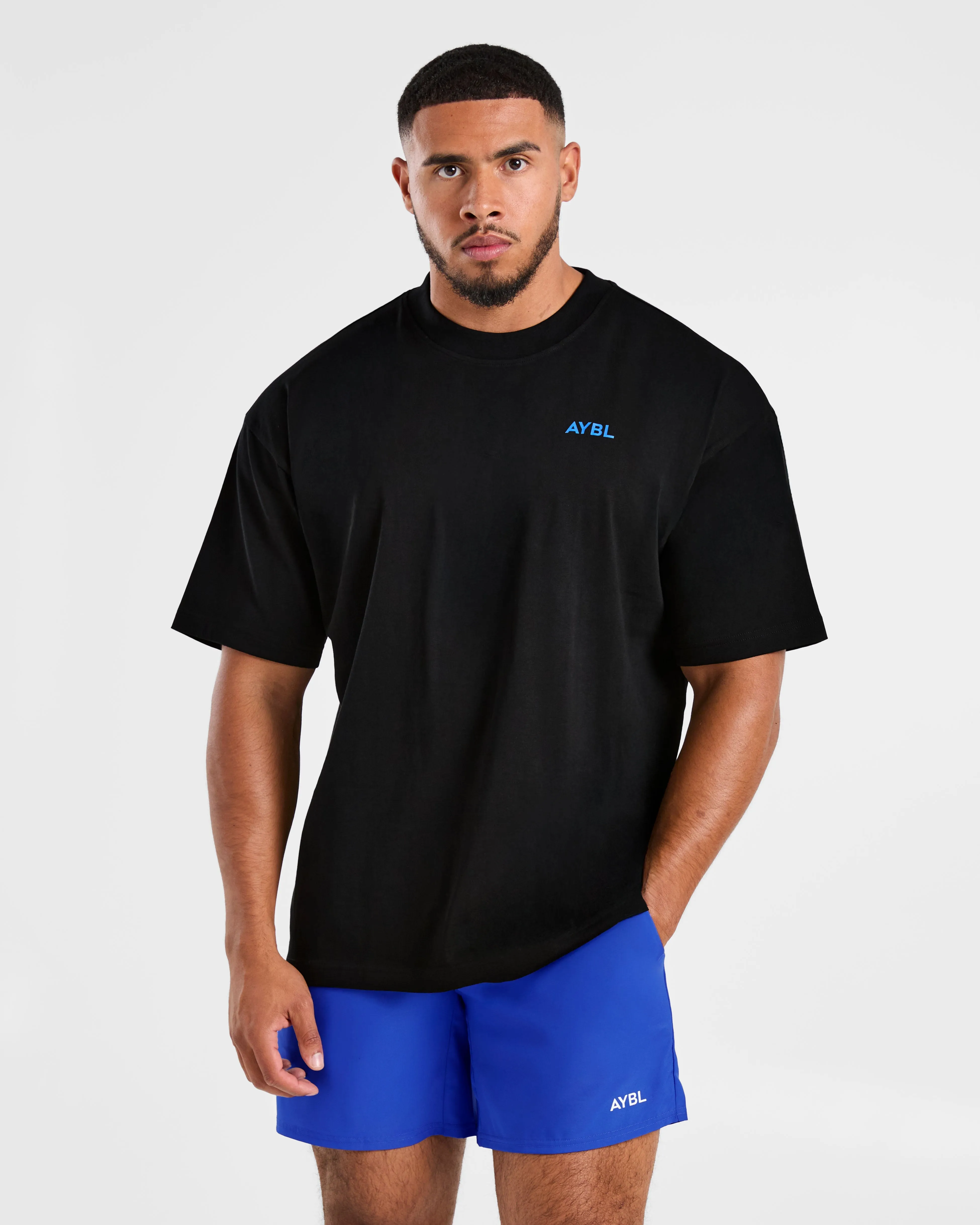 Essential Oversized T Shirt - Black/Cobalt sold by AYBL product image thumbnail 2