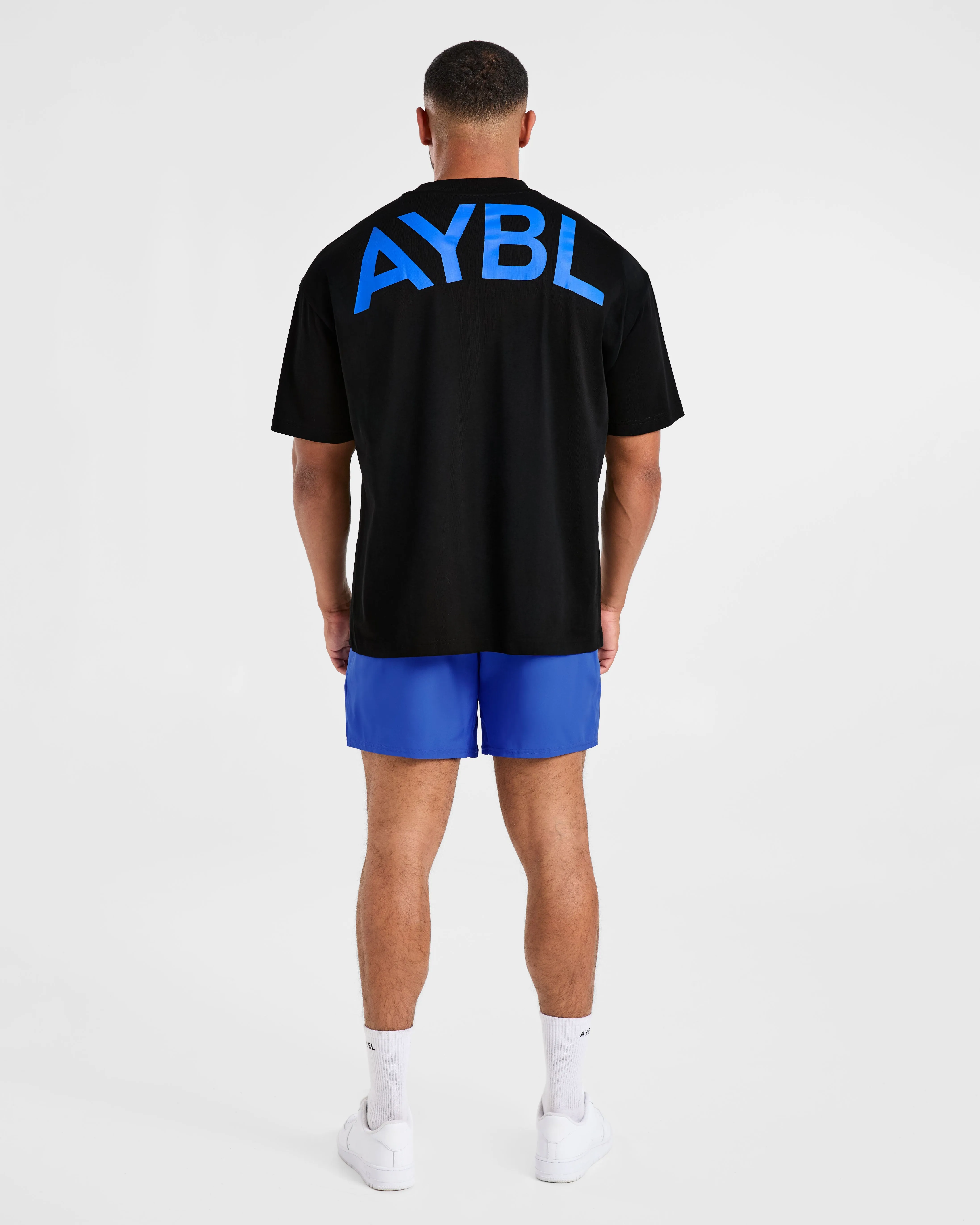 Essential Oversized T Shirt - Black/Cobalt sold by AYBL product image thumbnail 4