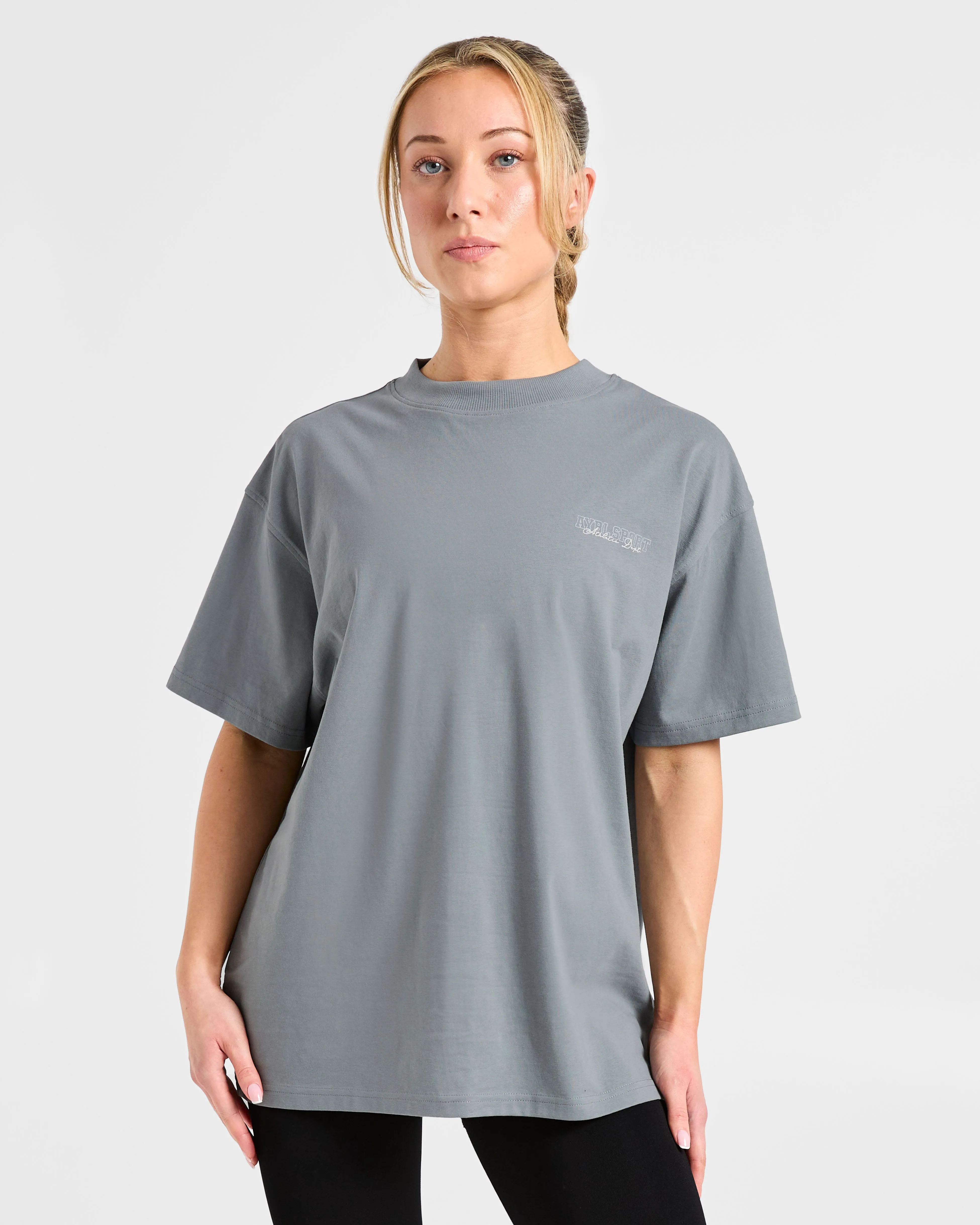 Varsity Dept. Oversized T Shirt - Slate Grey sold by AYBL product image thumbnail 2
