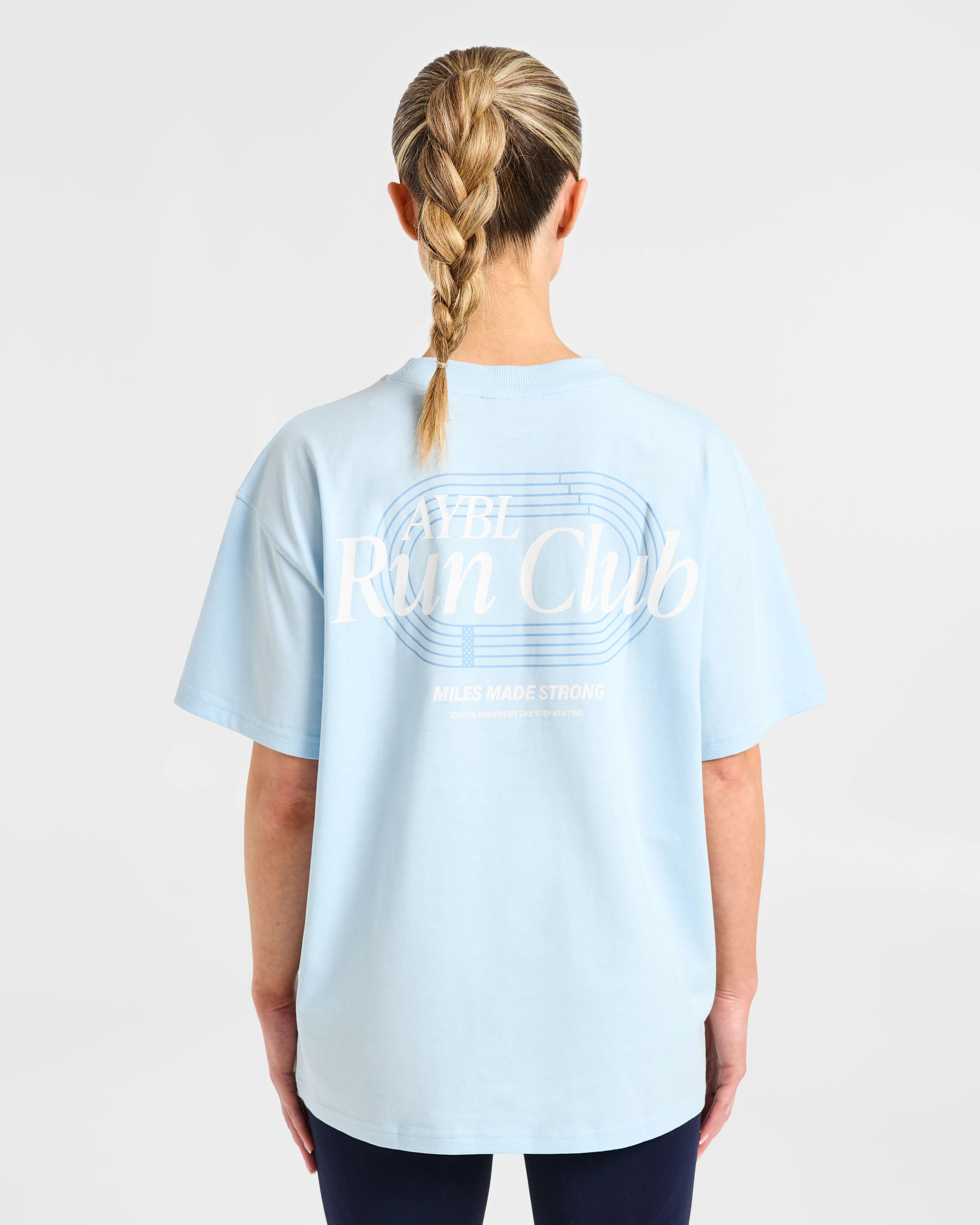 Run Club Oversized T Shirt - Blue sold by AYBL