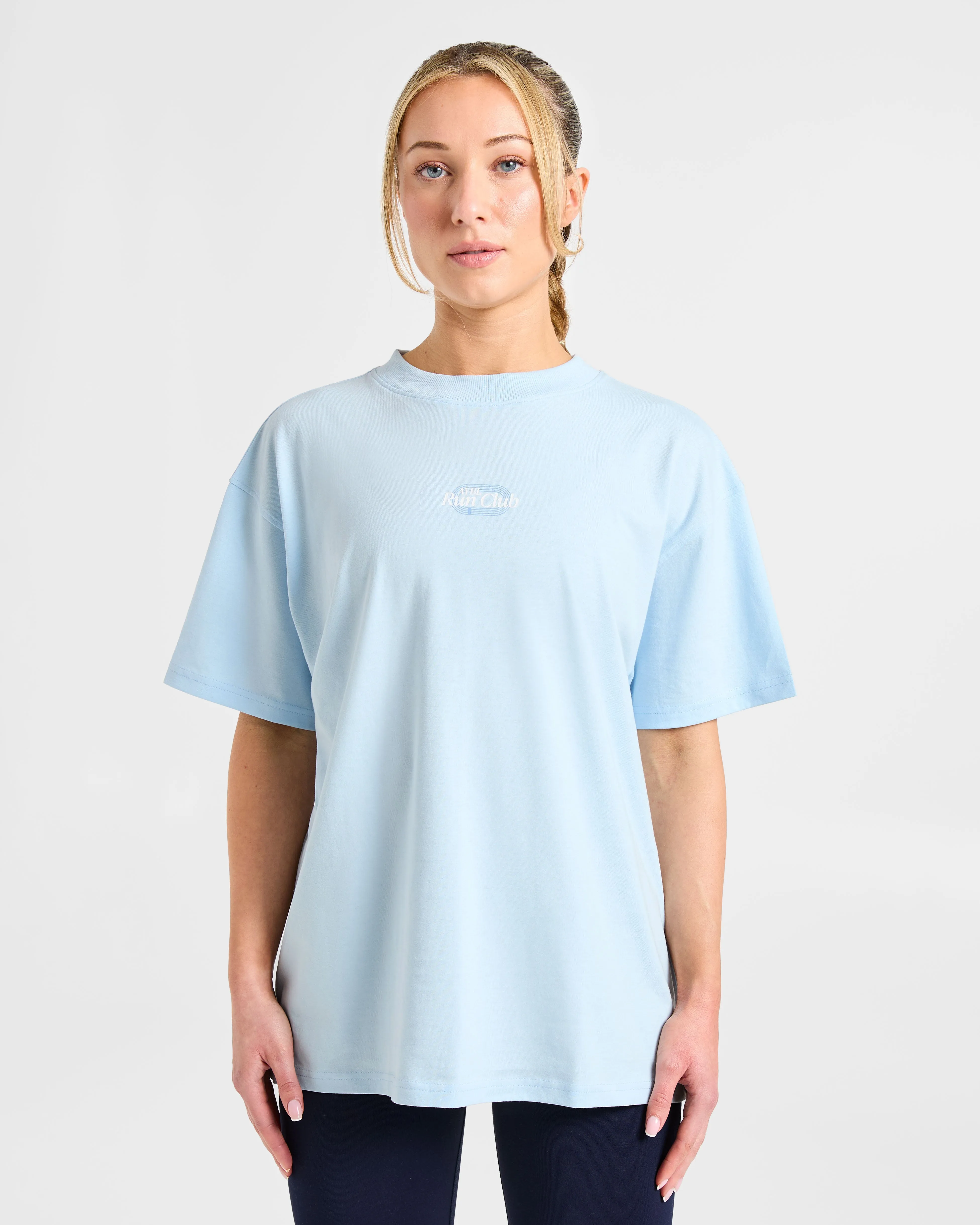 Run Club Oversized T Shirt - Blue sold by AYBL product image thumbnail 2
