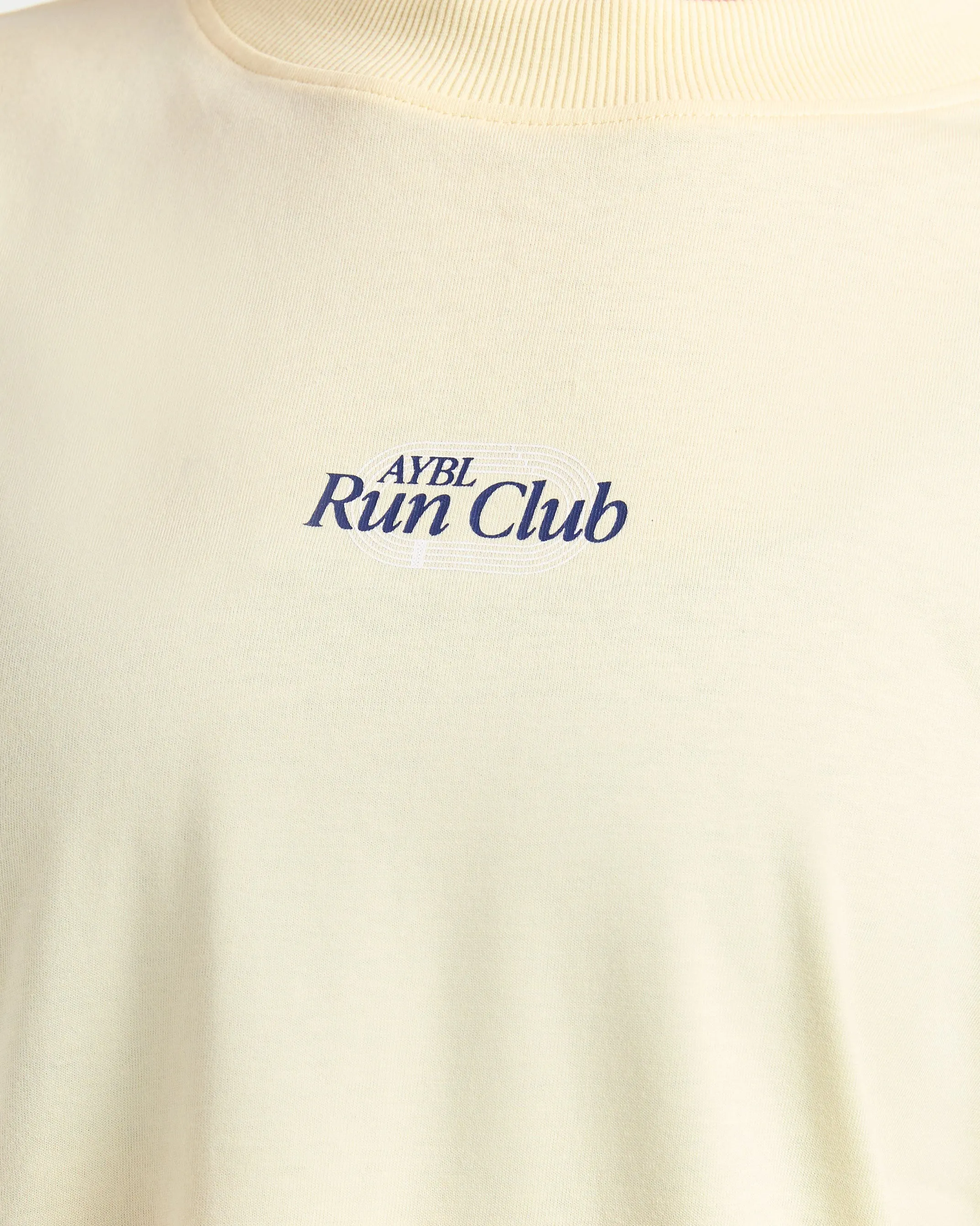 Run Club Oversized T Shirt - Butter Yellow sold by AYBL product image thumbnail 5