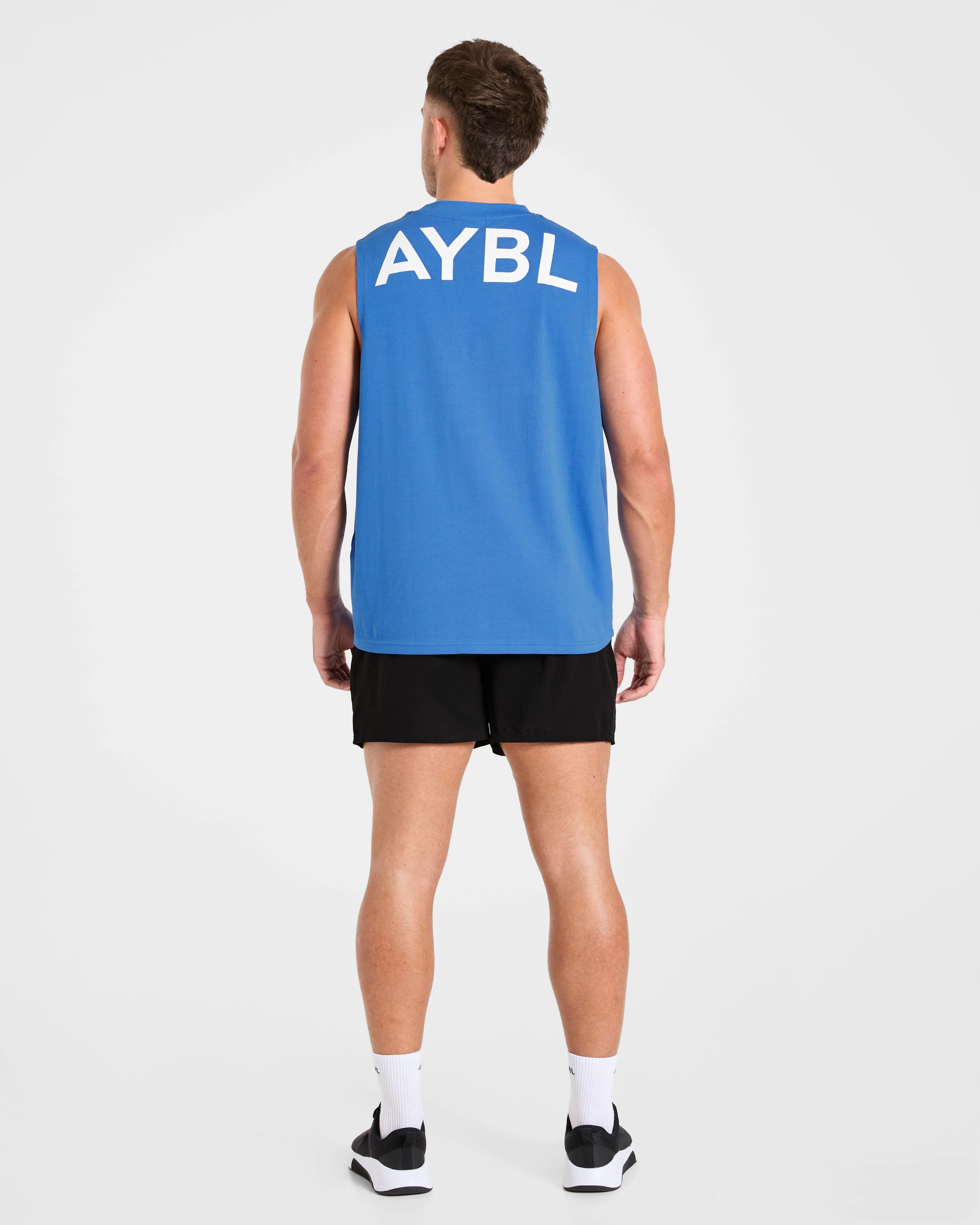Essential Oversized Graphic Tank - Cobalt sold by AYBL product image thumbnail 4