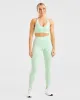Staple Sports Bra - Mint Green sold by AYBL