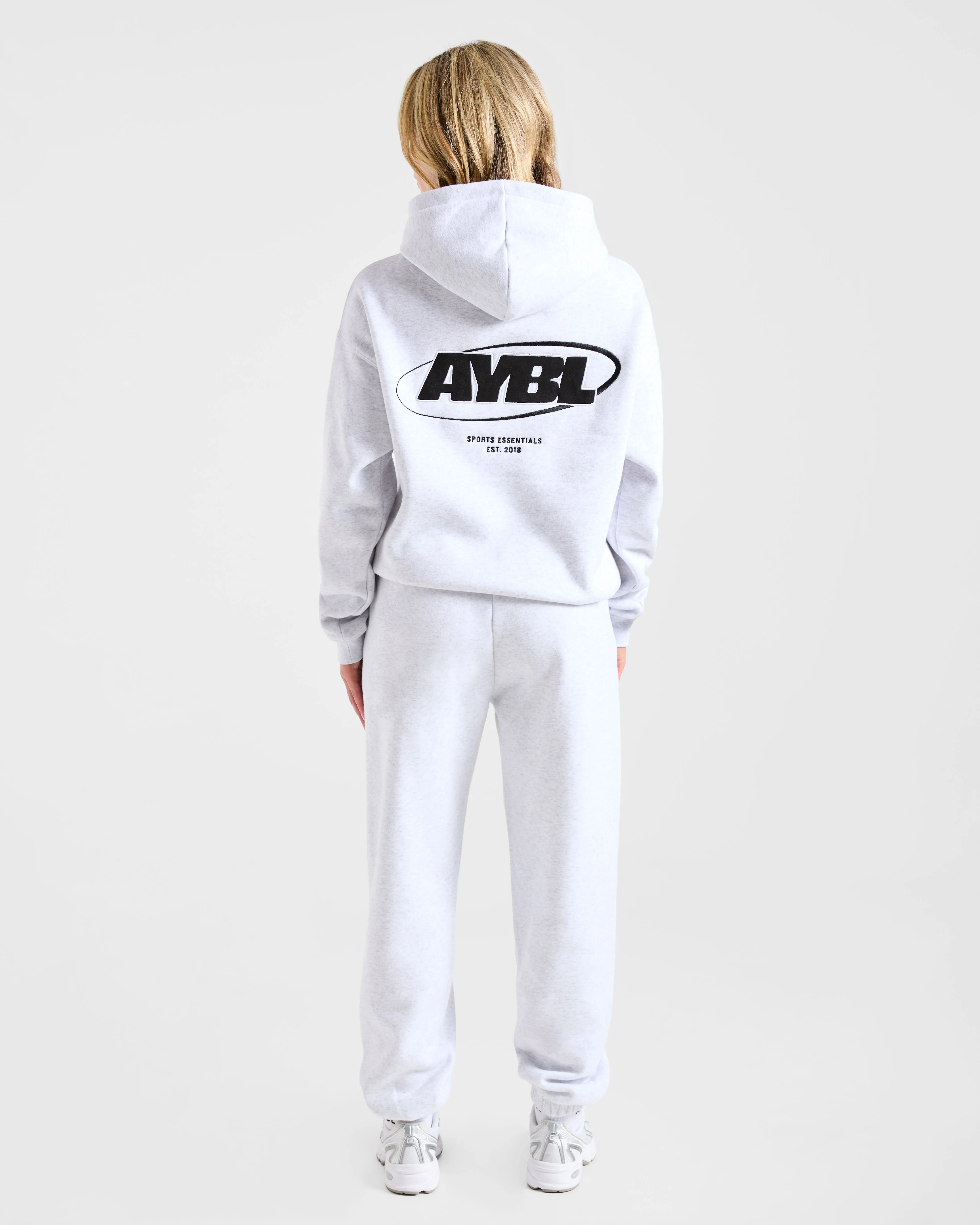 Sports Essentials Oversized Joggers - Heather Grey/Black sold by AYBL product image thumbnail 4