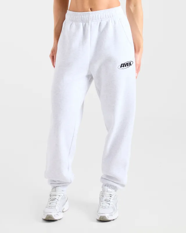 Sports Essentials Oversized Joggers - Heather Grey/Black made by AYBL