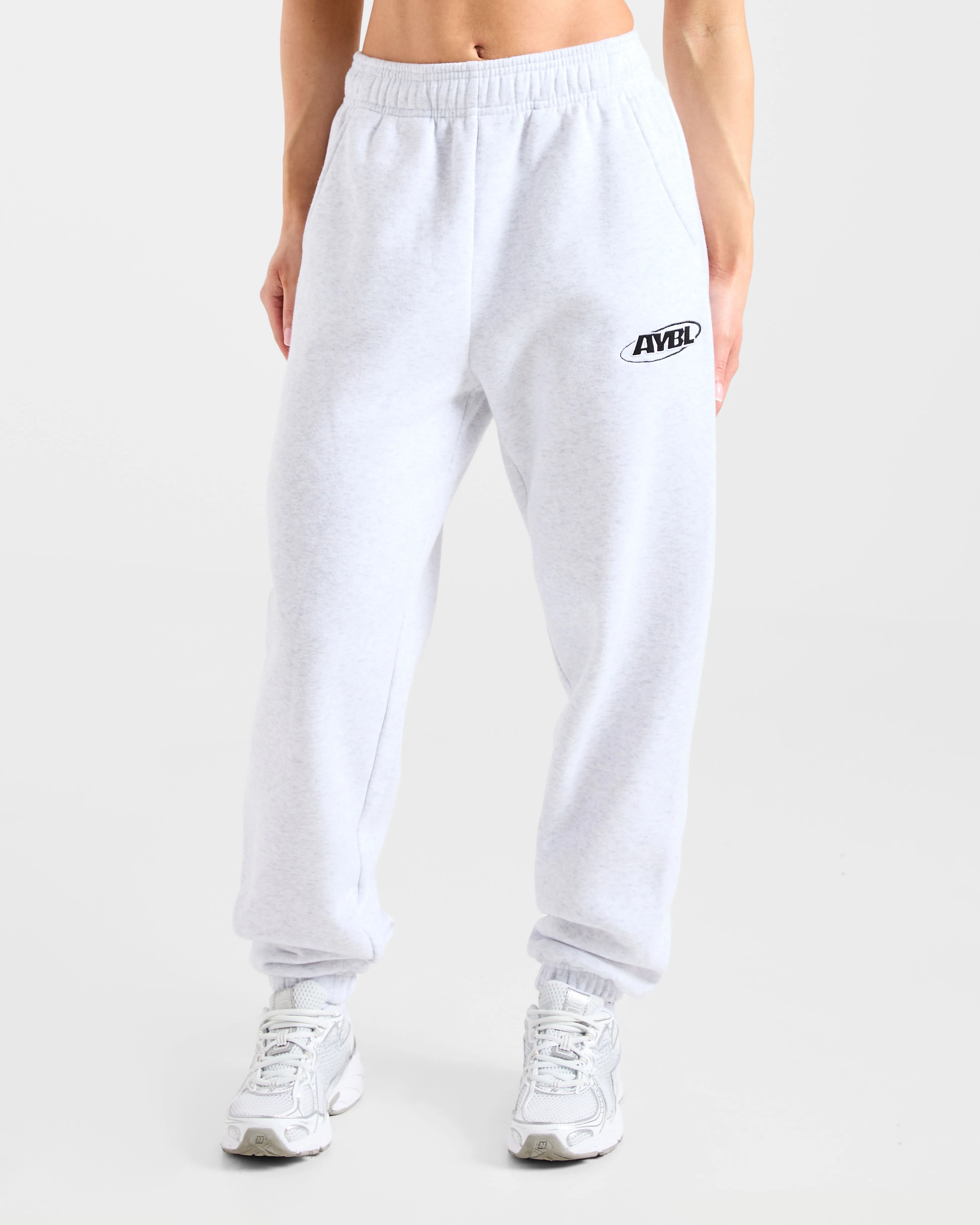Sports Essentials Oversized Joggers - Heather Grey/Black sold by AYBL