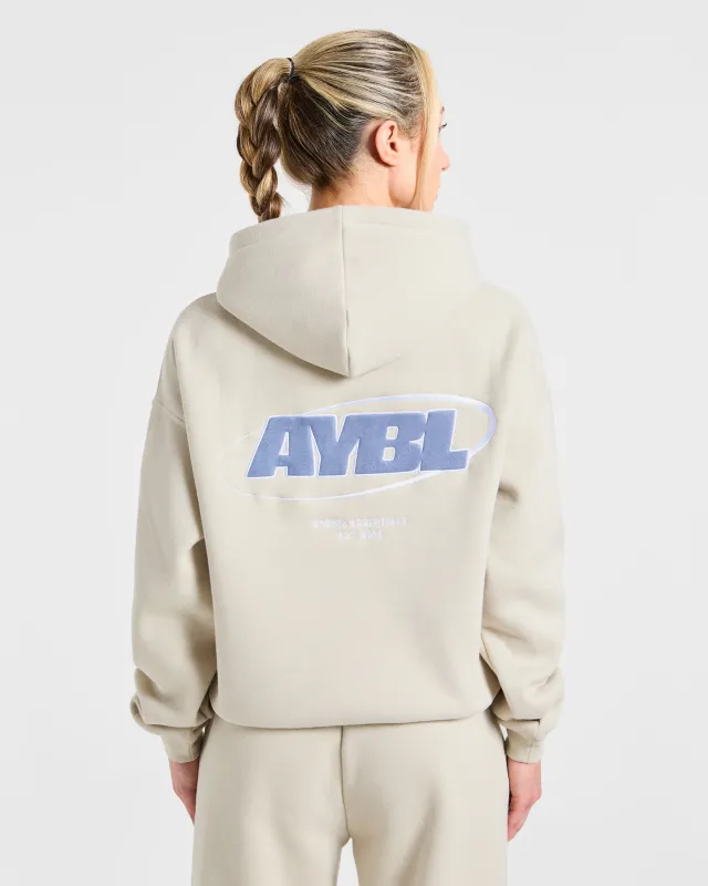 Sports Essentials Oversized Hoodie - Sand made by AYBL