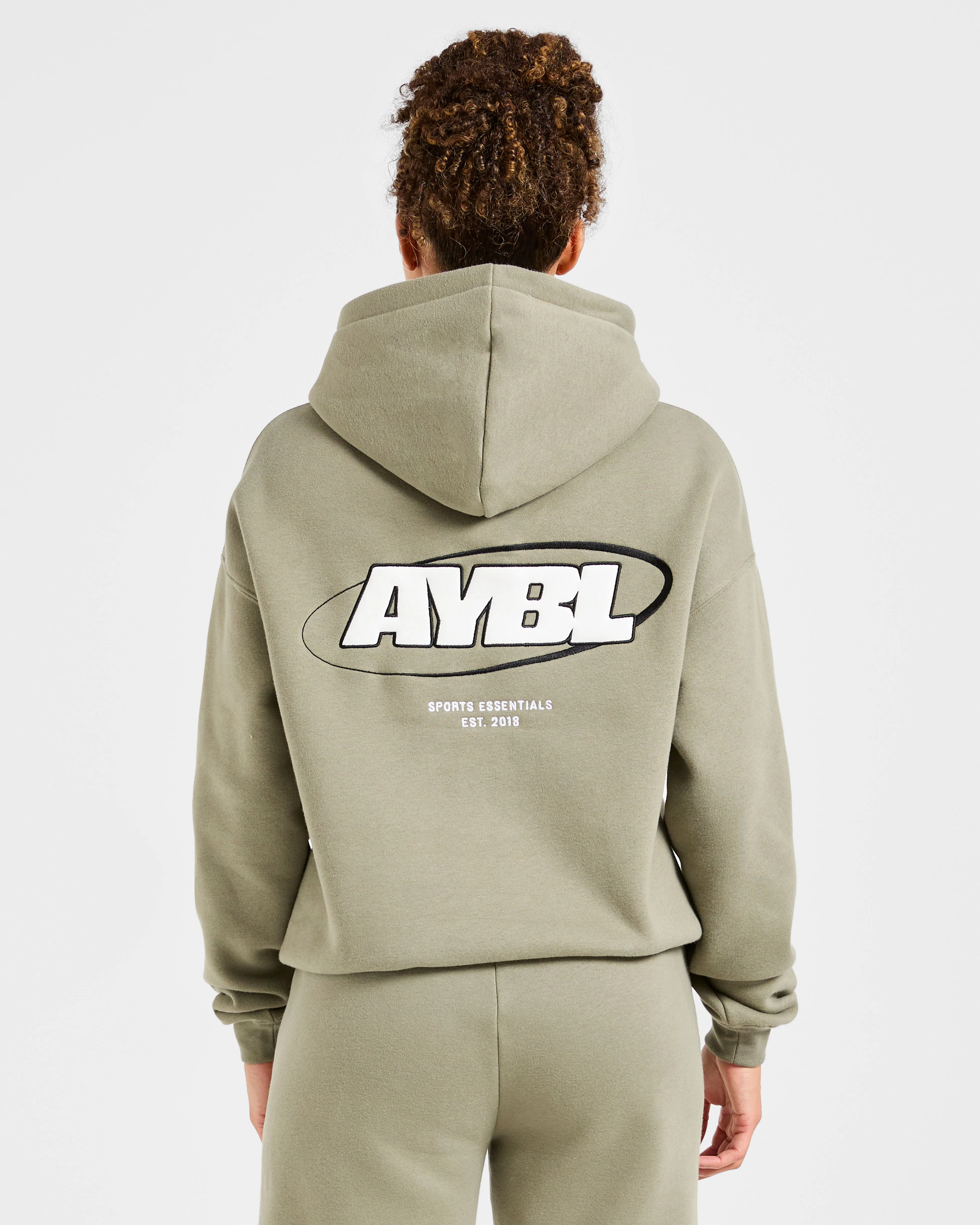Sports Essentials Oversized Hoodie - Muted Olive sold by AYBL