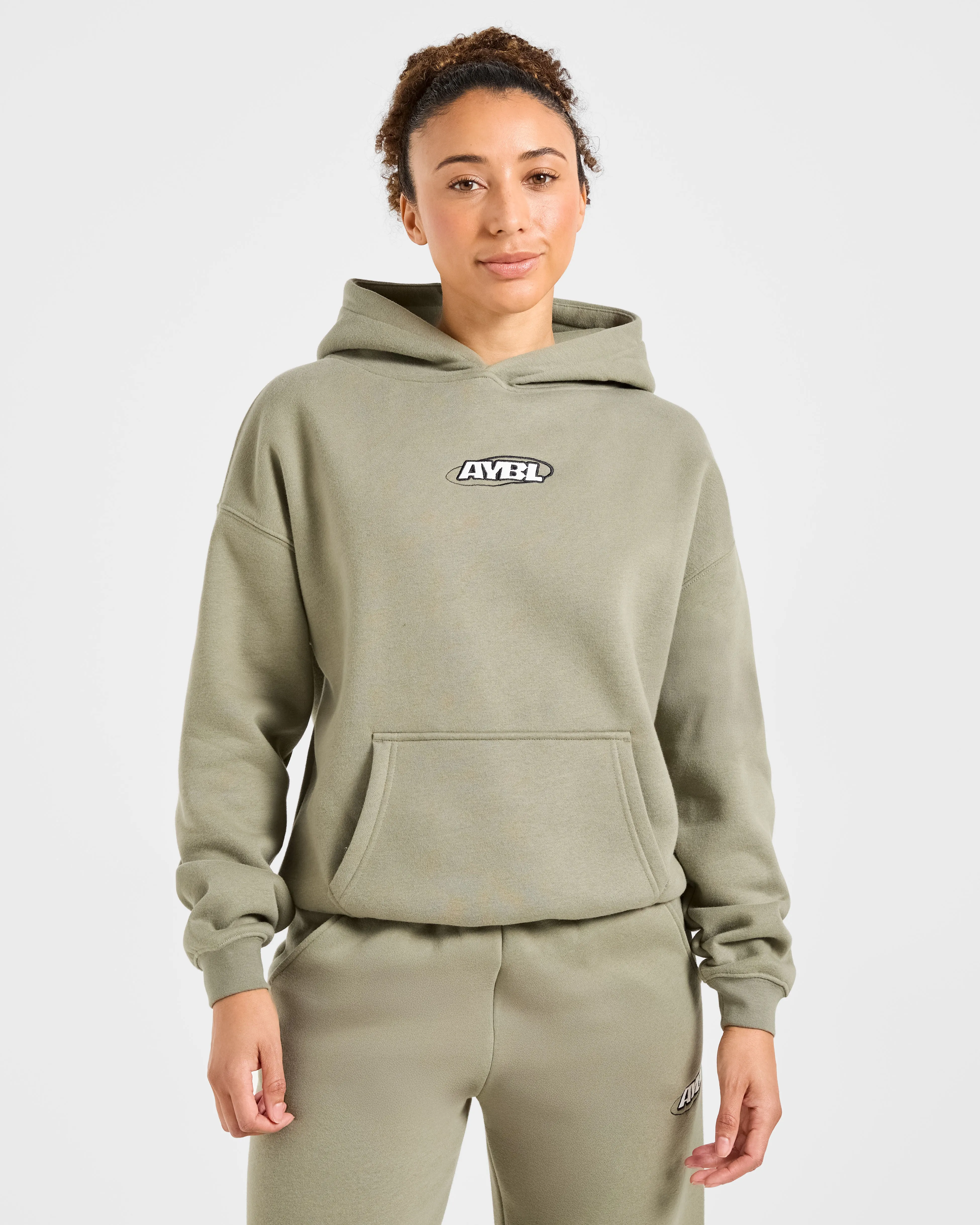 Sports Essentials Oversized Hoodie - Muted Olive sold by AYBL product image thumbnail 2