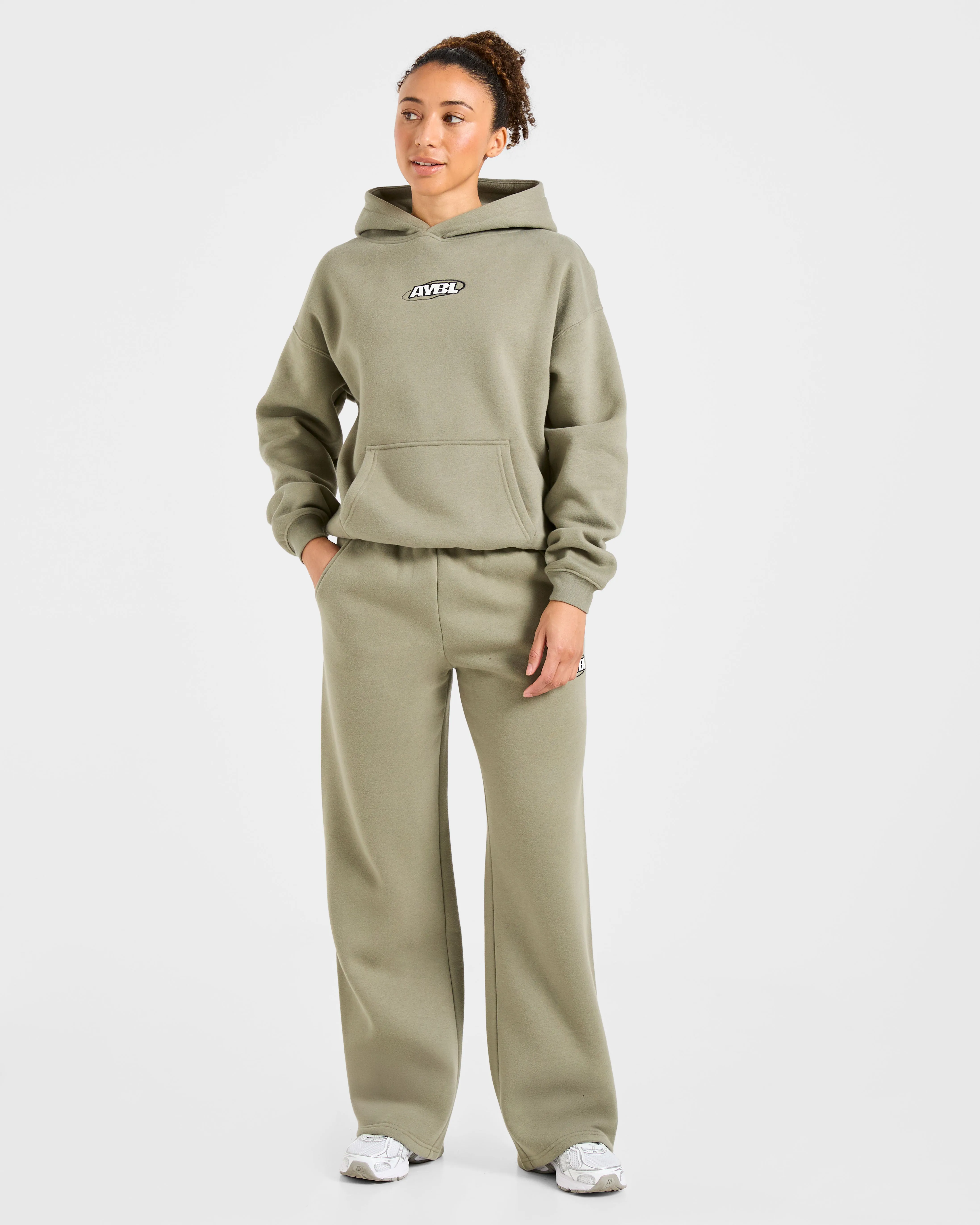 Sports Essentials Oversized Hoodie - Muted Olive sold by AYBL product image thumbnail 3