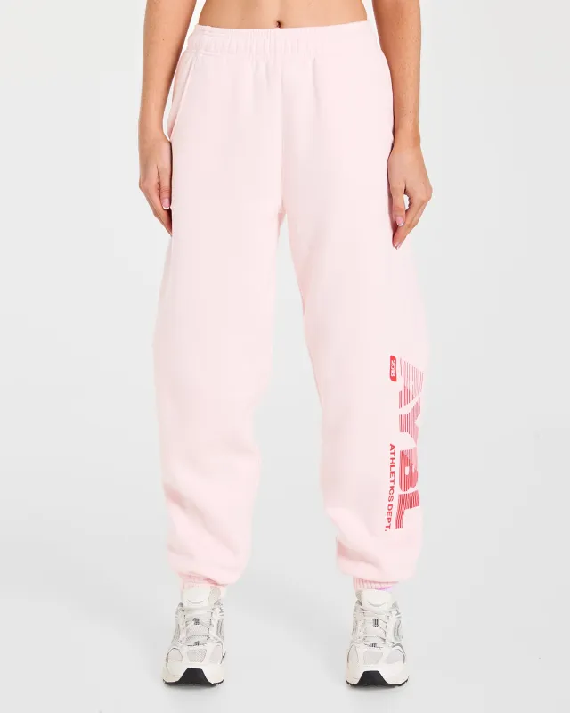 Athletics Dept Oversized Joggers - Pink sold by AYBL