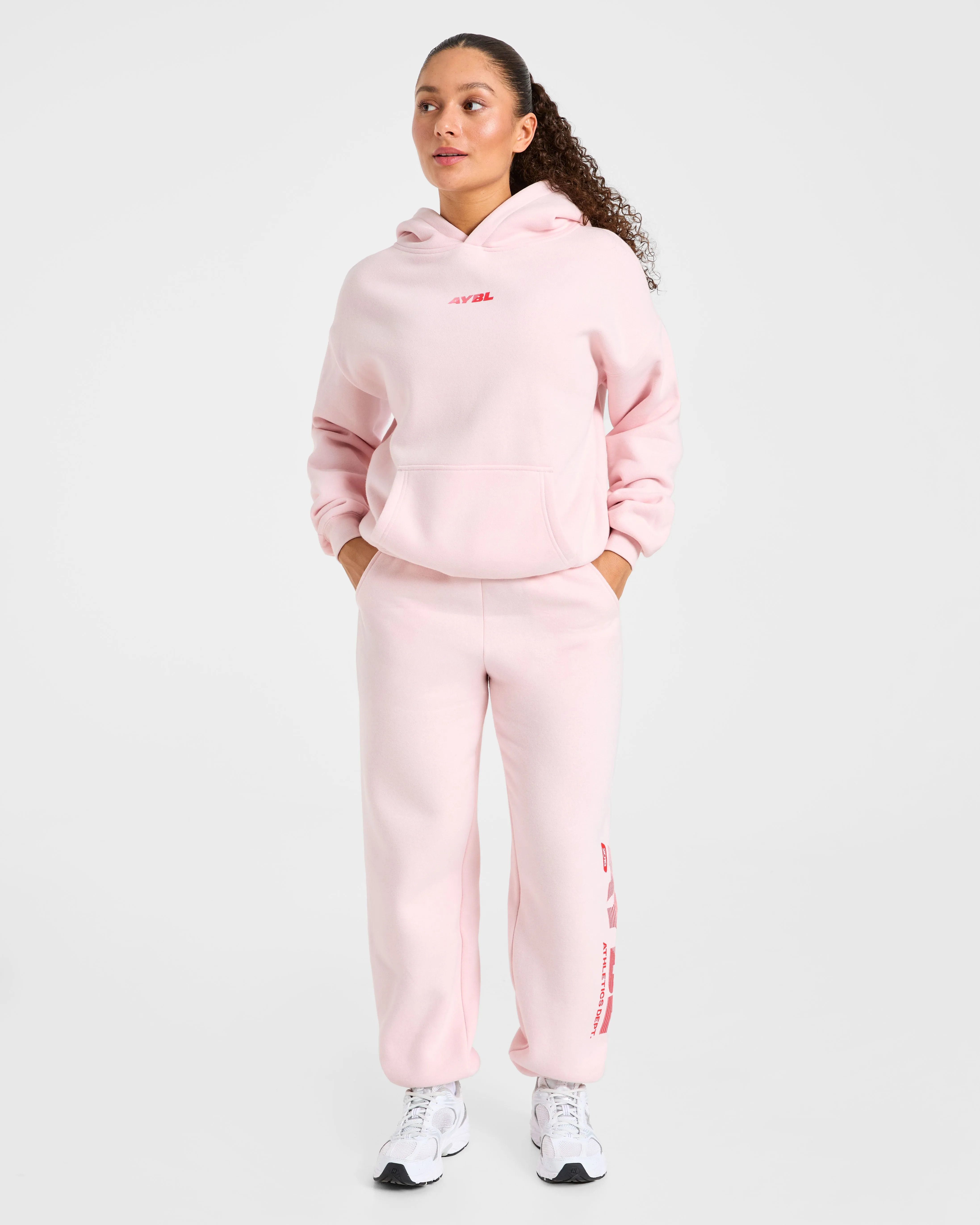 Athletics Dept Oversized Hoodie - Pink sold by AYBL product image thumbnail 3