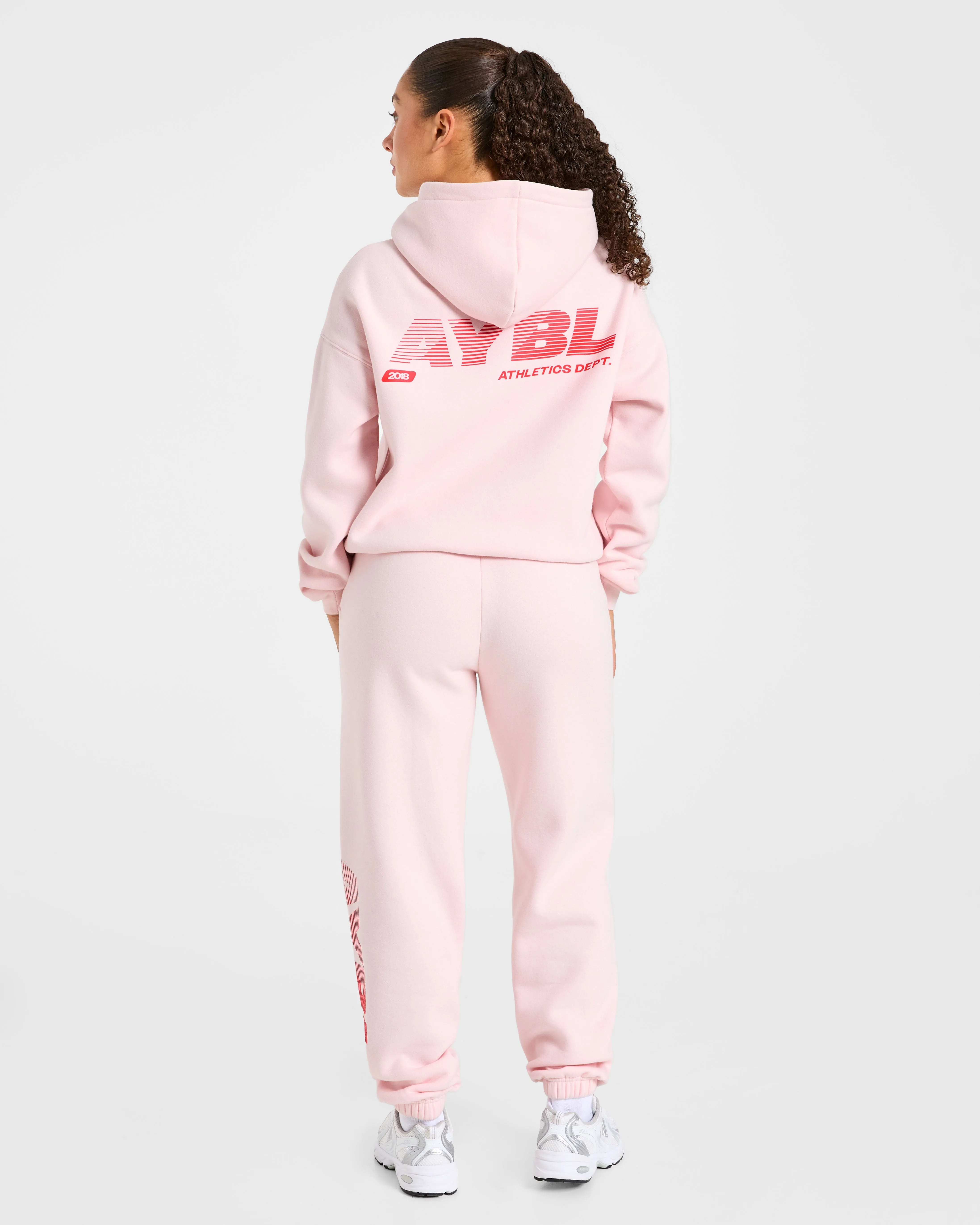 Athletics Dept Oversized Hoodie - Pink sold by AYBL product image thumbnail 4