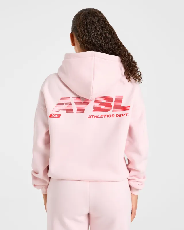 Athletics Dept Oversized Hoodie - Pink sold by AYBL