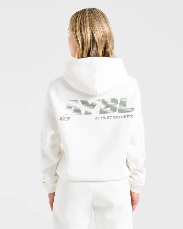 Athletics Dept Oversized Hoodie - Off White sold by AYBL