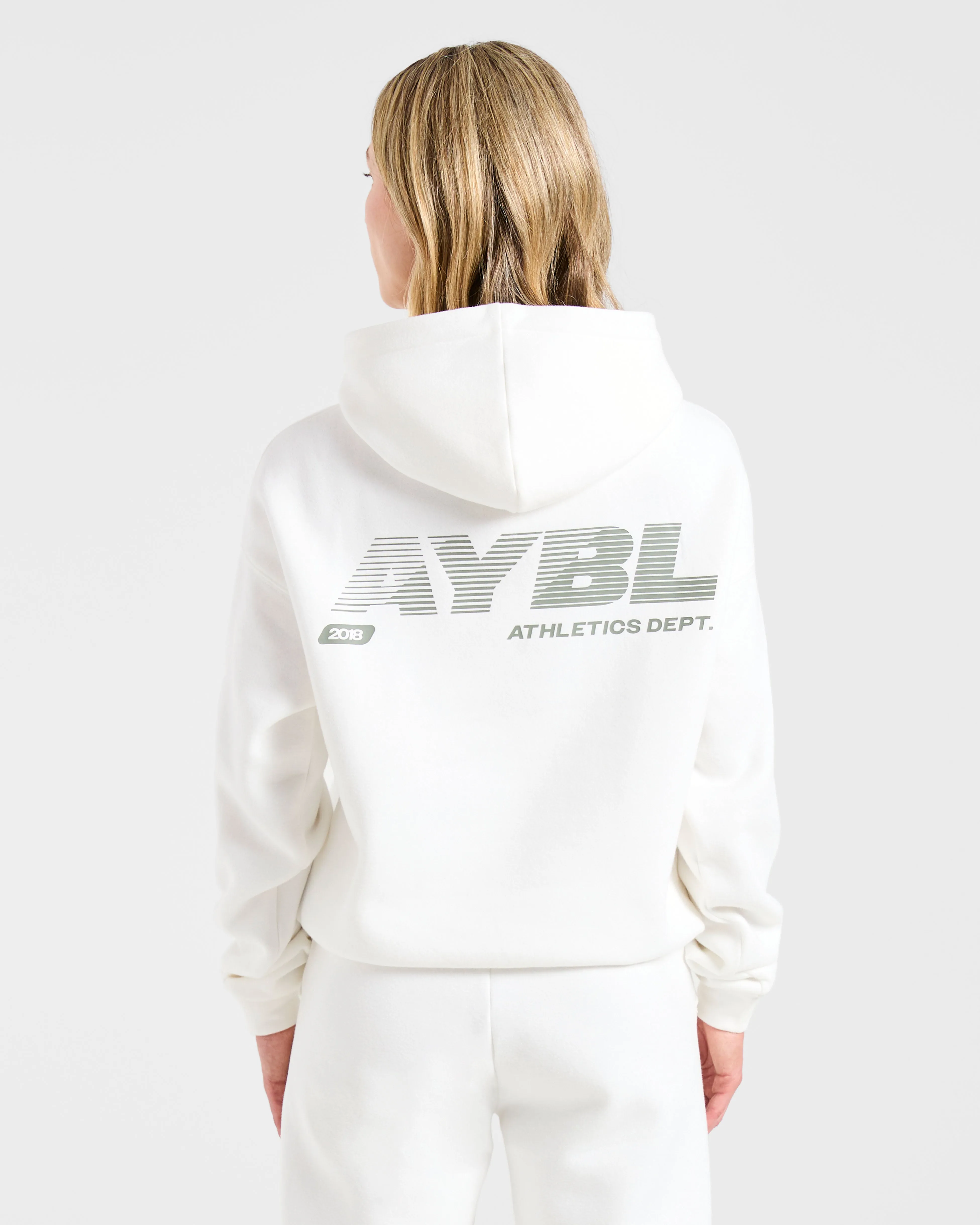 Athletics Dept Oversized Hoodie - Off White sold by AYBL