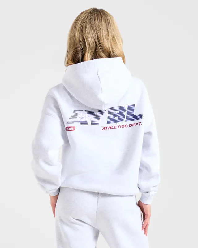 Athletics Dept Oversized Hoodie - Grey Marl sold by AYBL