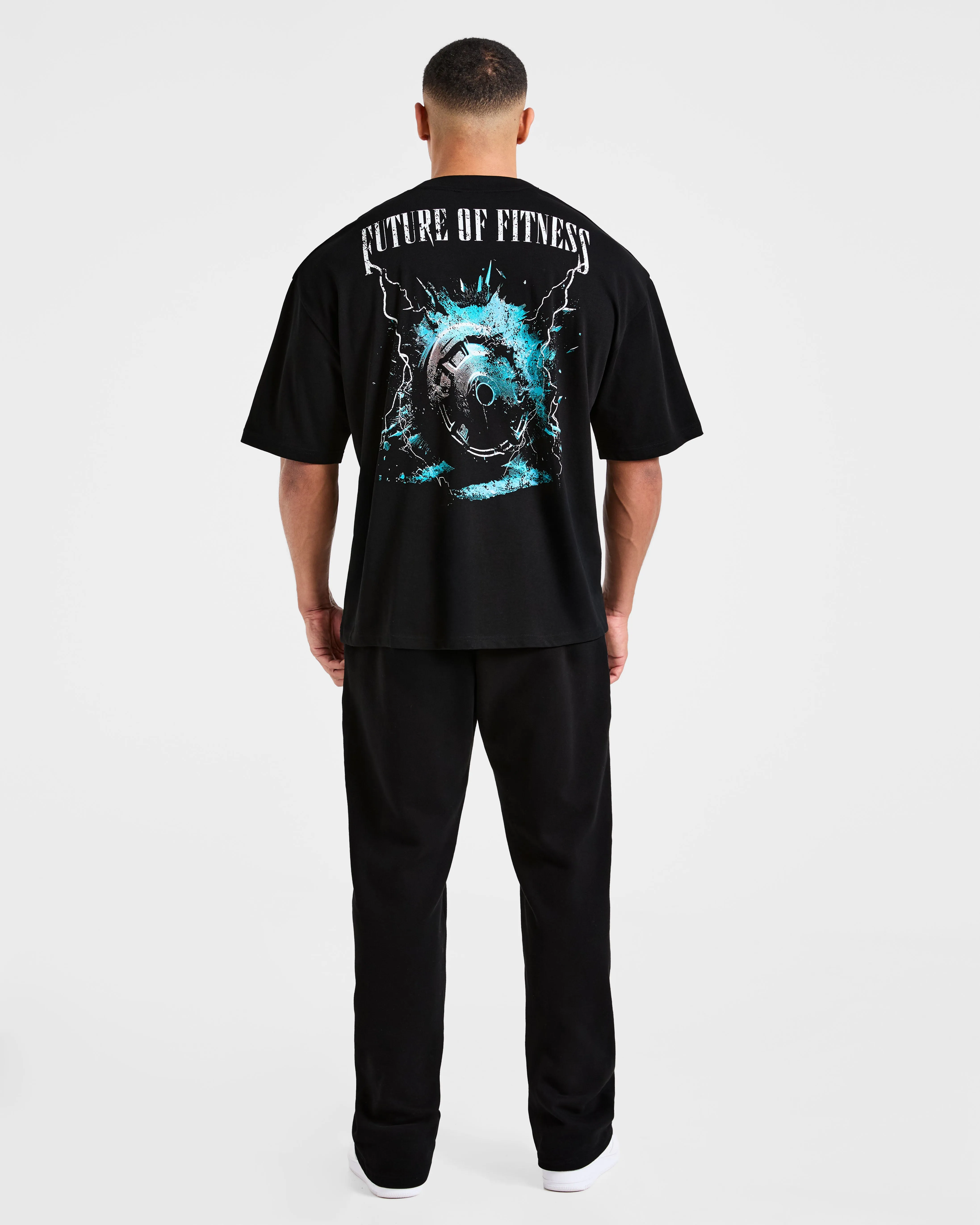 Breaking Weights Oversized T Shirt - Black sold by AYBL product image thumbnail 4